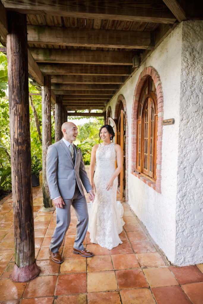 first look wedding at hacienda siesta alegre