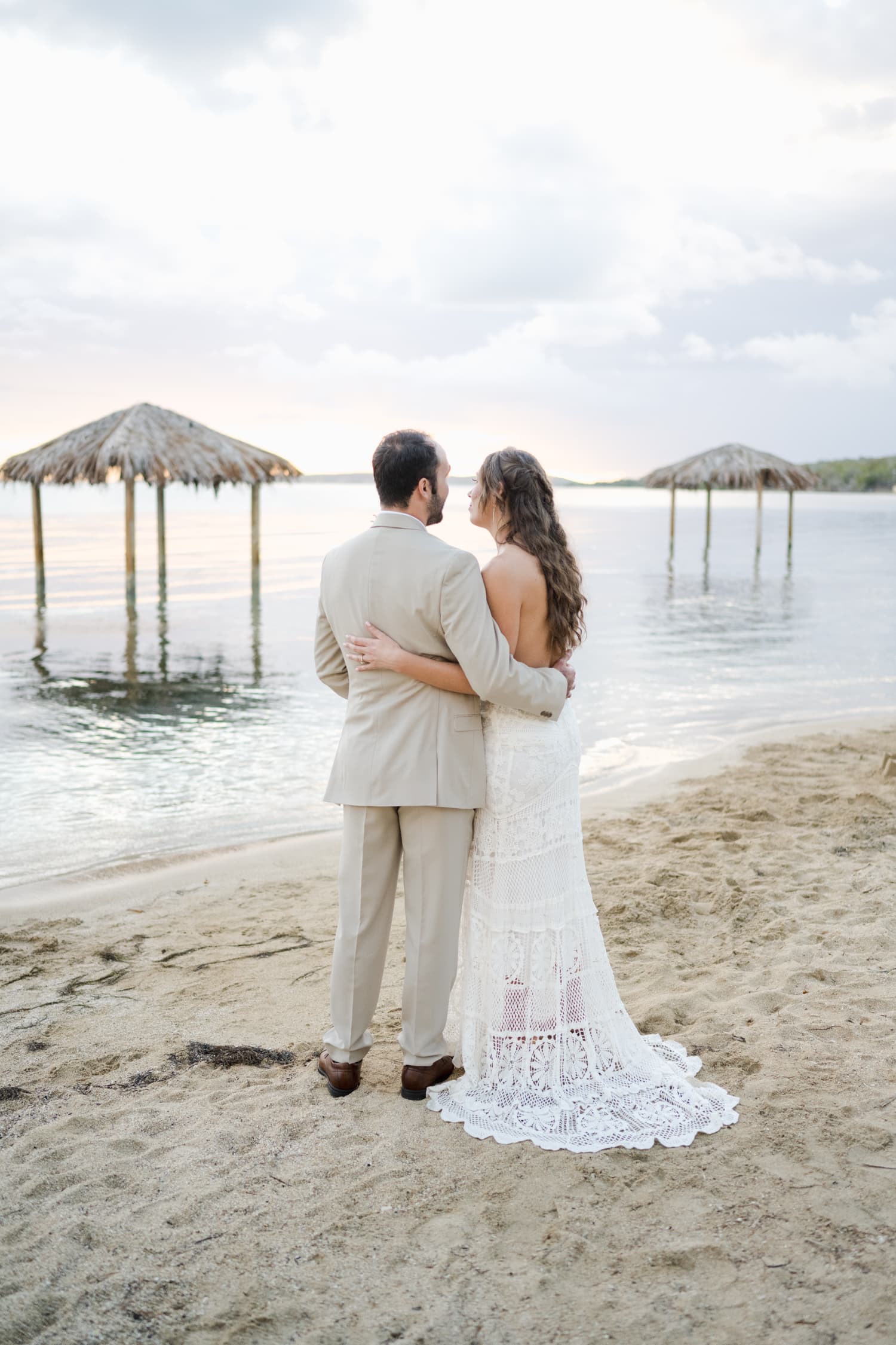 sunset wedding photography at Copamarina Beach Resort in Guanica Puerto Rico