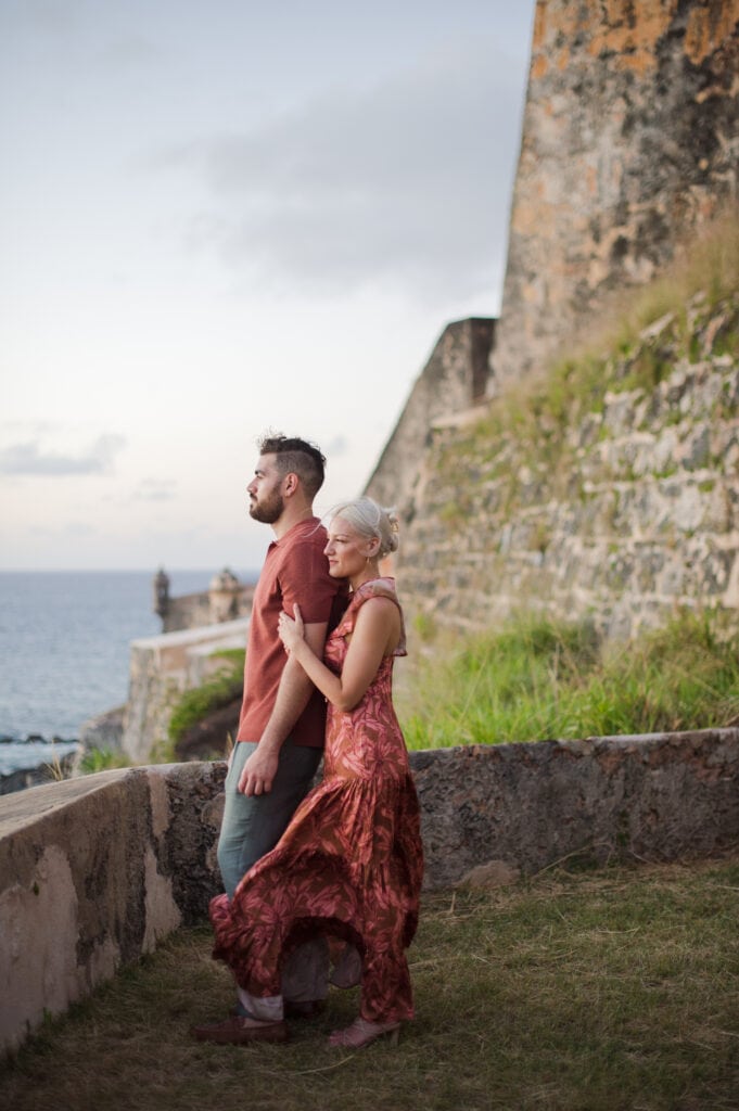 el morro engagement photos in puerto rico