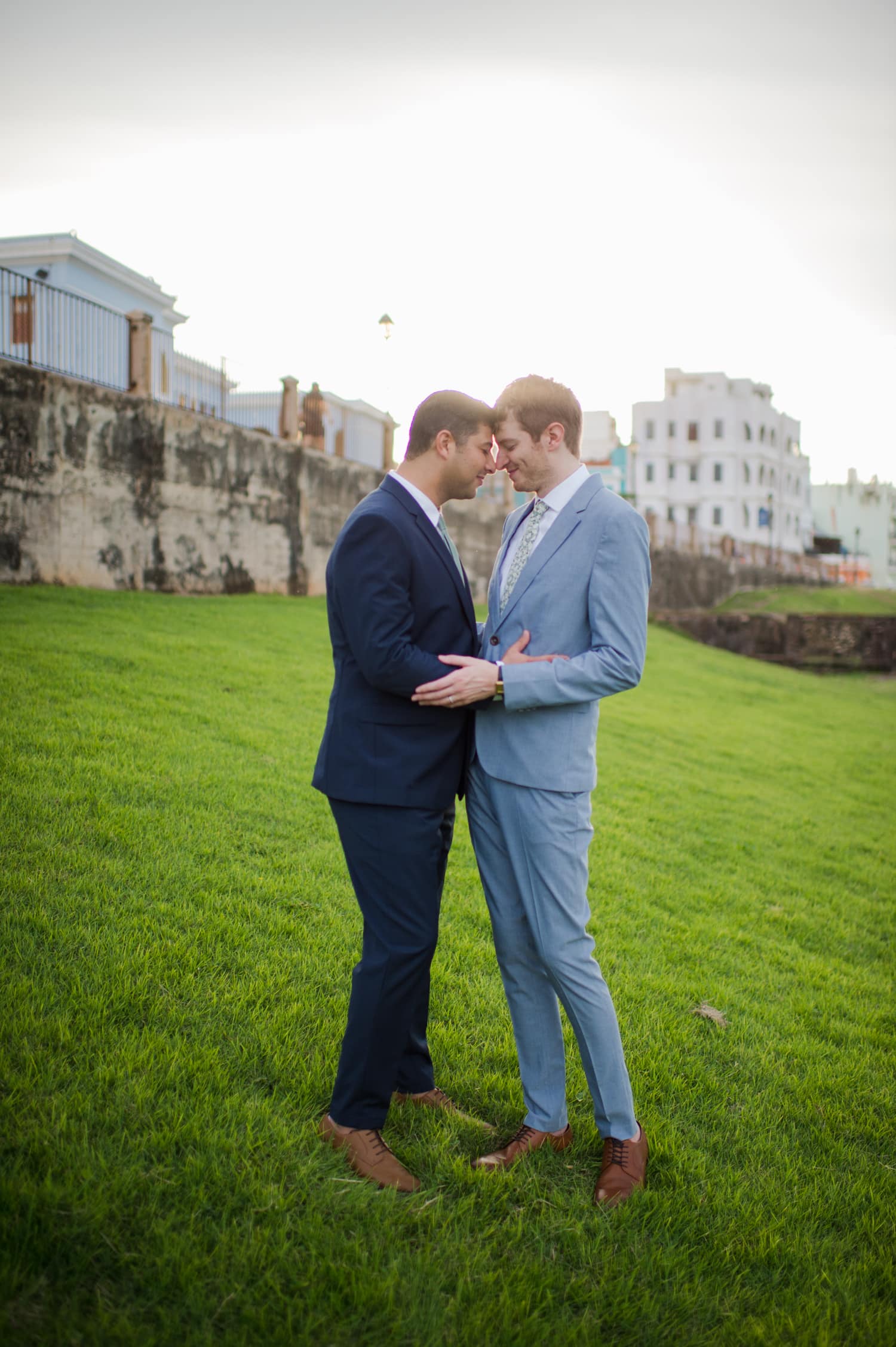 same sex gay elopement photography in Old San Juan puerto rico