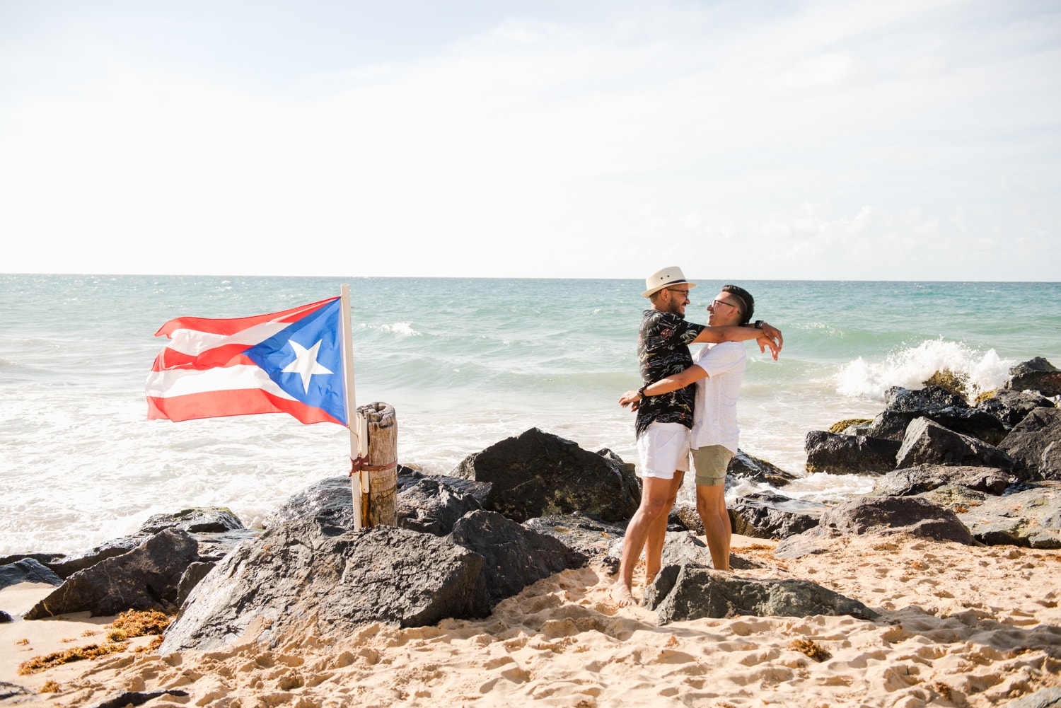 gay marriage proposal in condado beach puerto rico