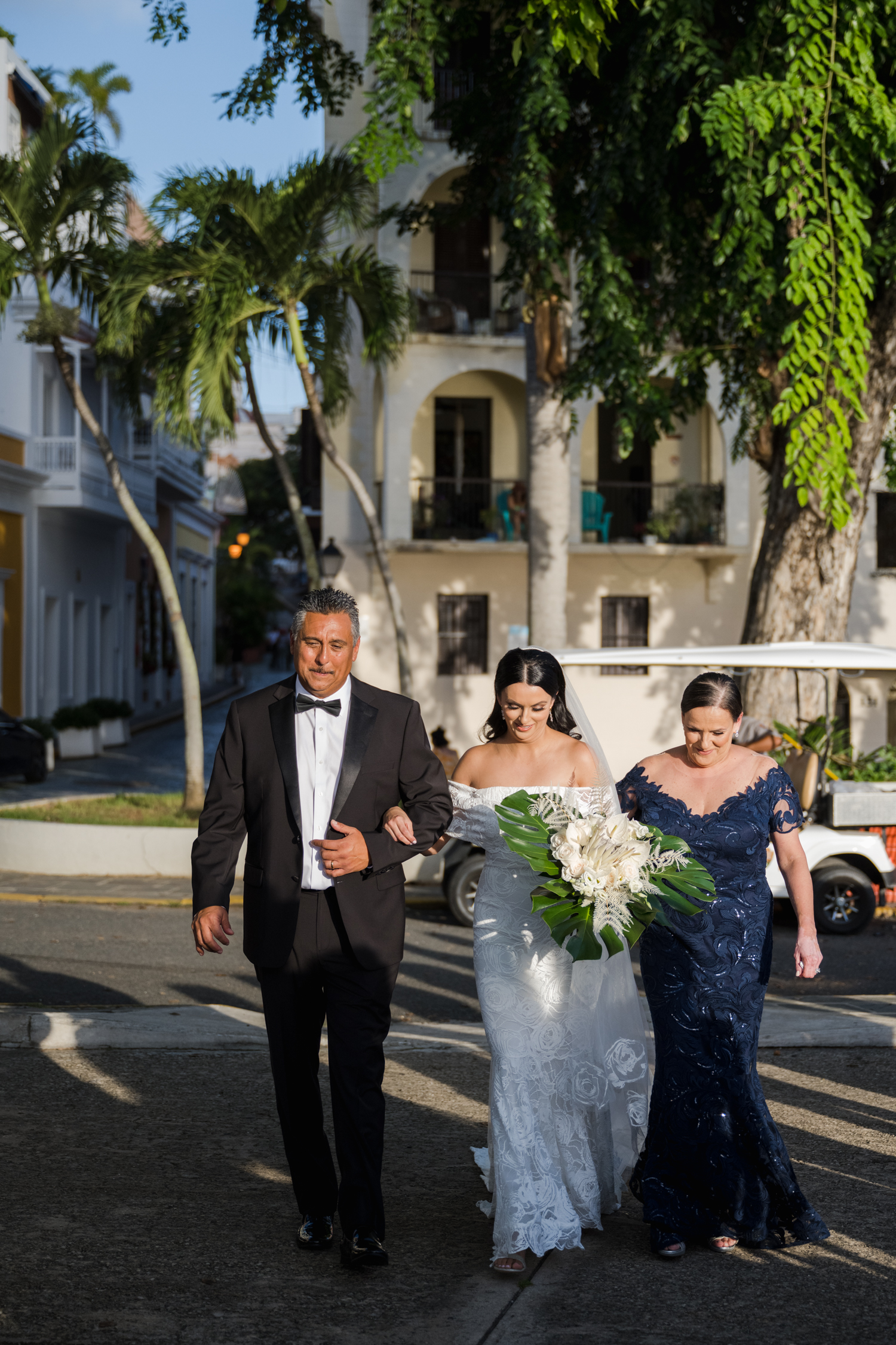 hotel el convento and paseo de la rogativa wedding photography puerto rico