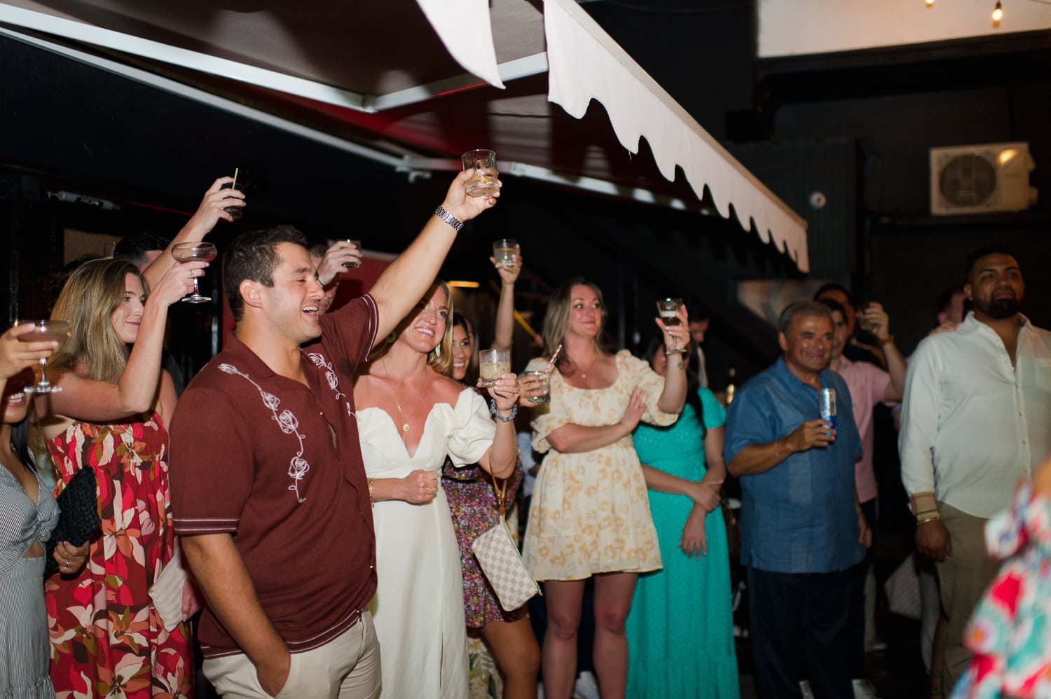 wedding welcome cocktail party at timber and blues in aguadilla puerto rico