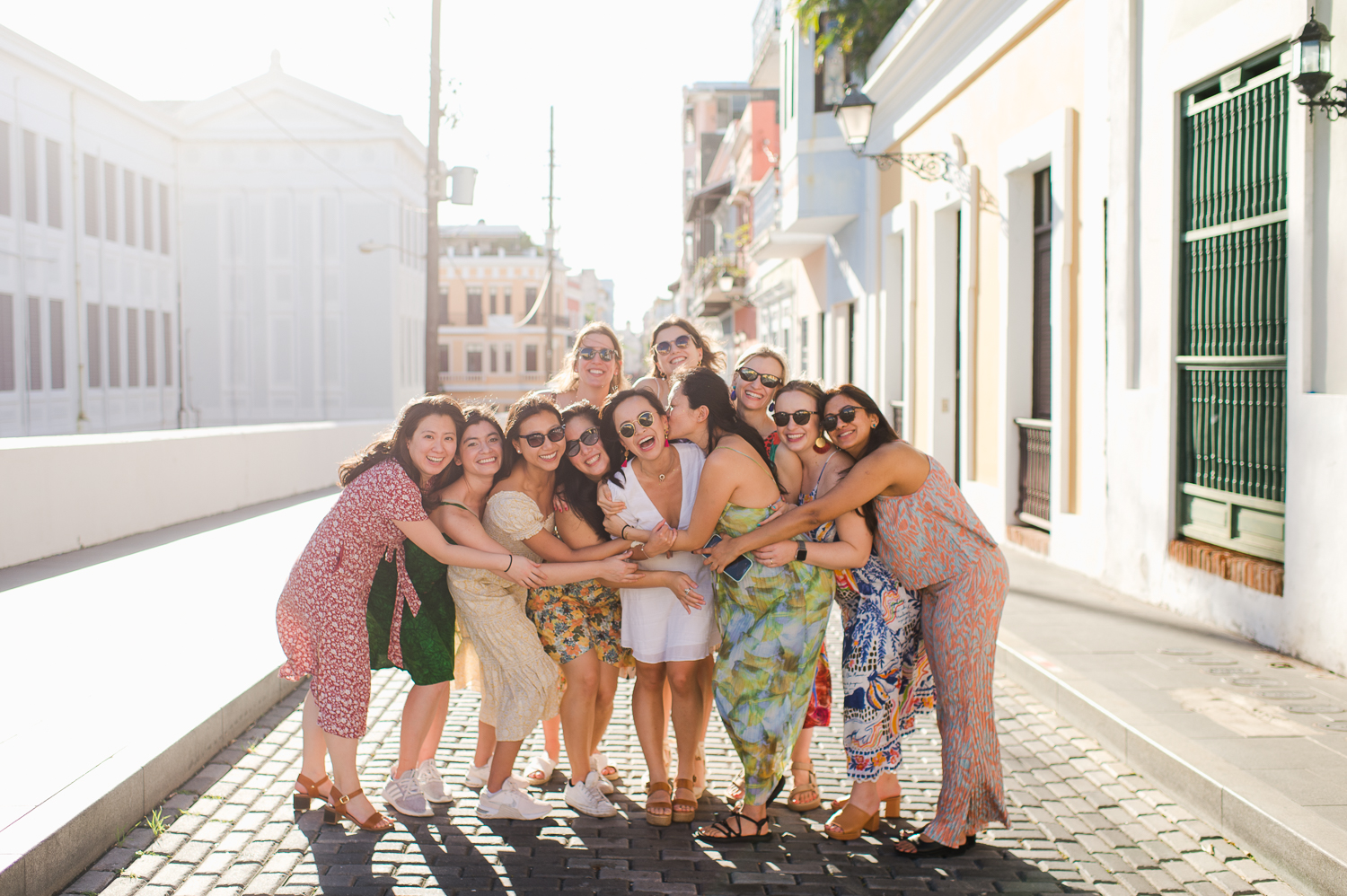 Starry & her friends had an unforgettable bachelorette trip to Puerto Rico, topped off with stunning bachelorette party photos in Old San Juan during SanSe!