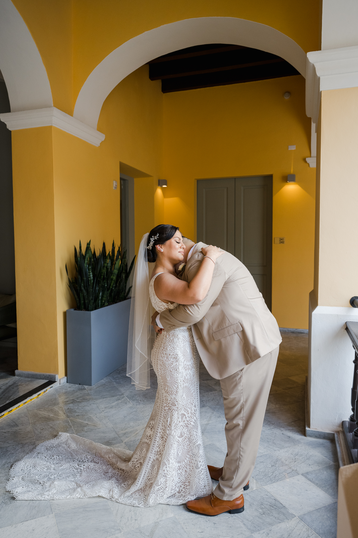 hotel palacio provincial and el morro fortress puerto rico elopement photography by camille fontz