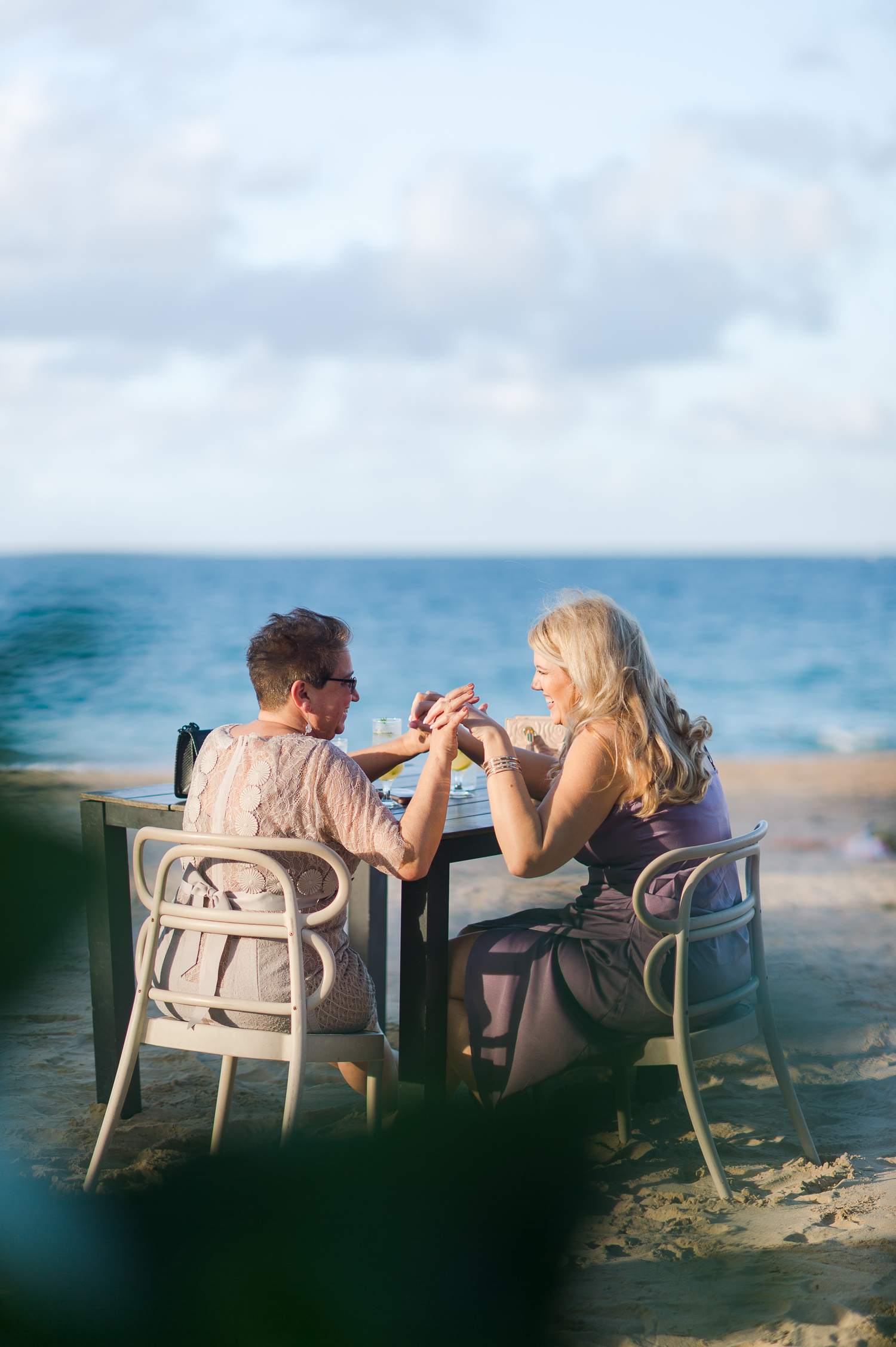lesbian marriage proposal at numero uno beach restaurant puerto rico