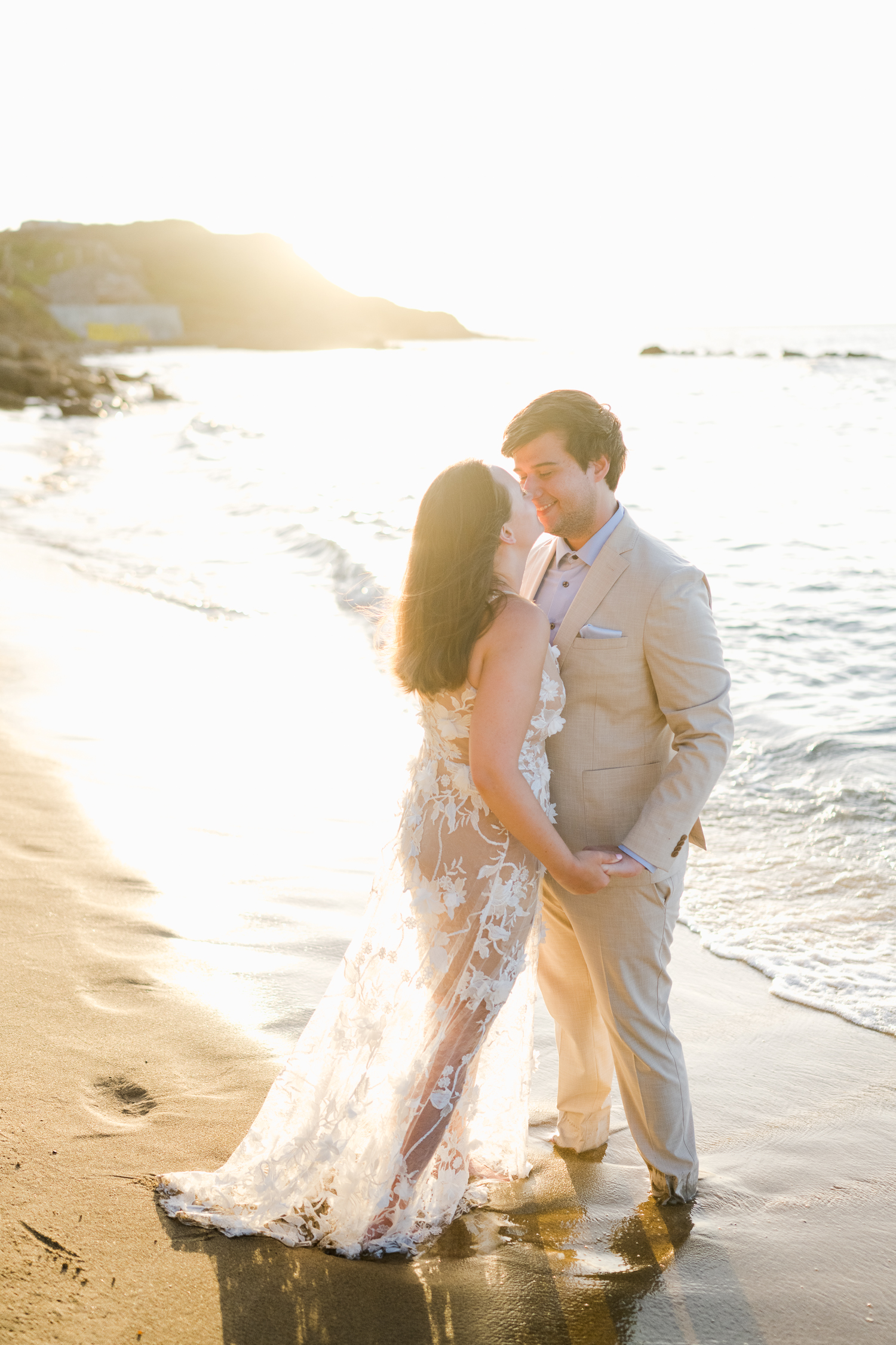 old san juan sunset wedding and elopement beach photograpy