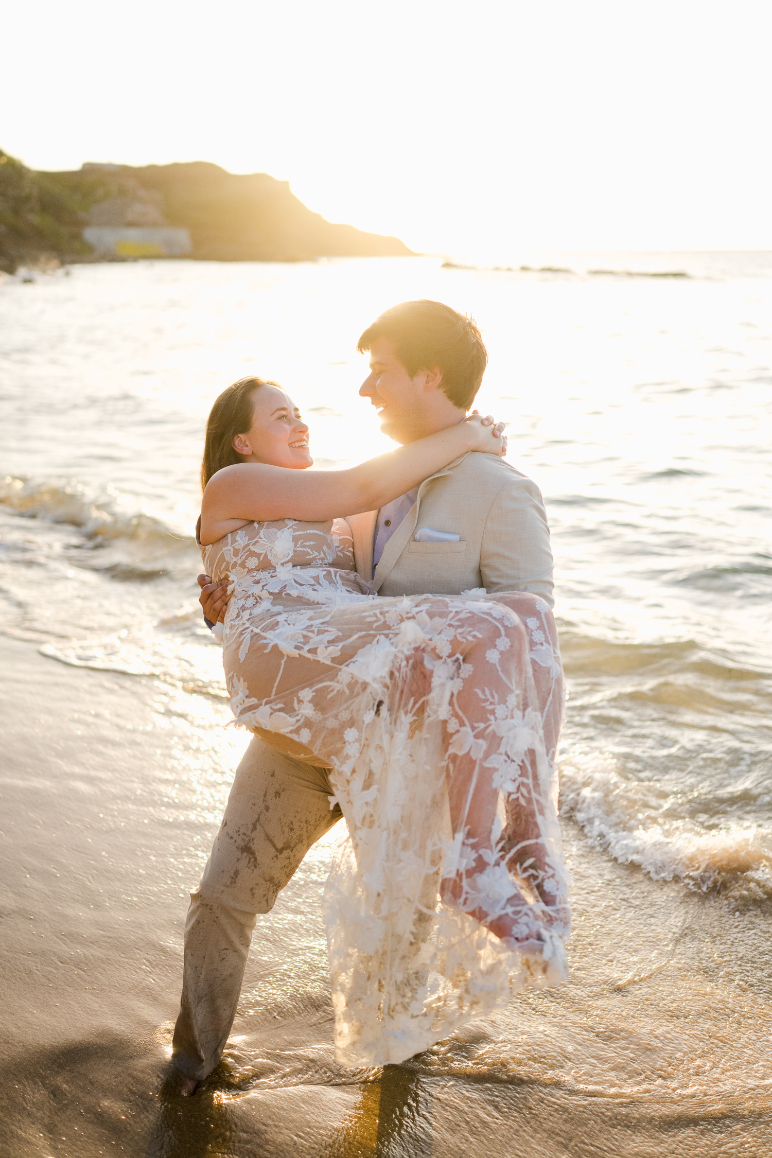 old san juan sunset wedding and elopement beach photograpy