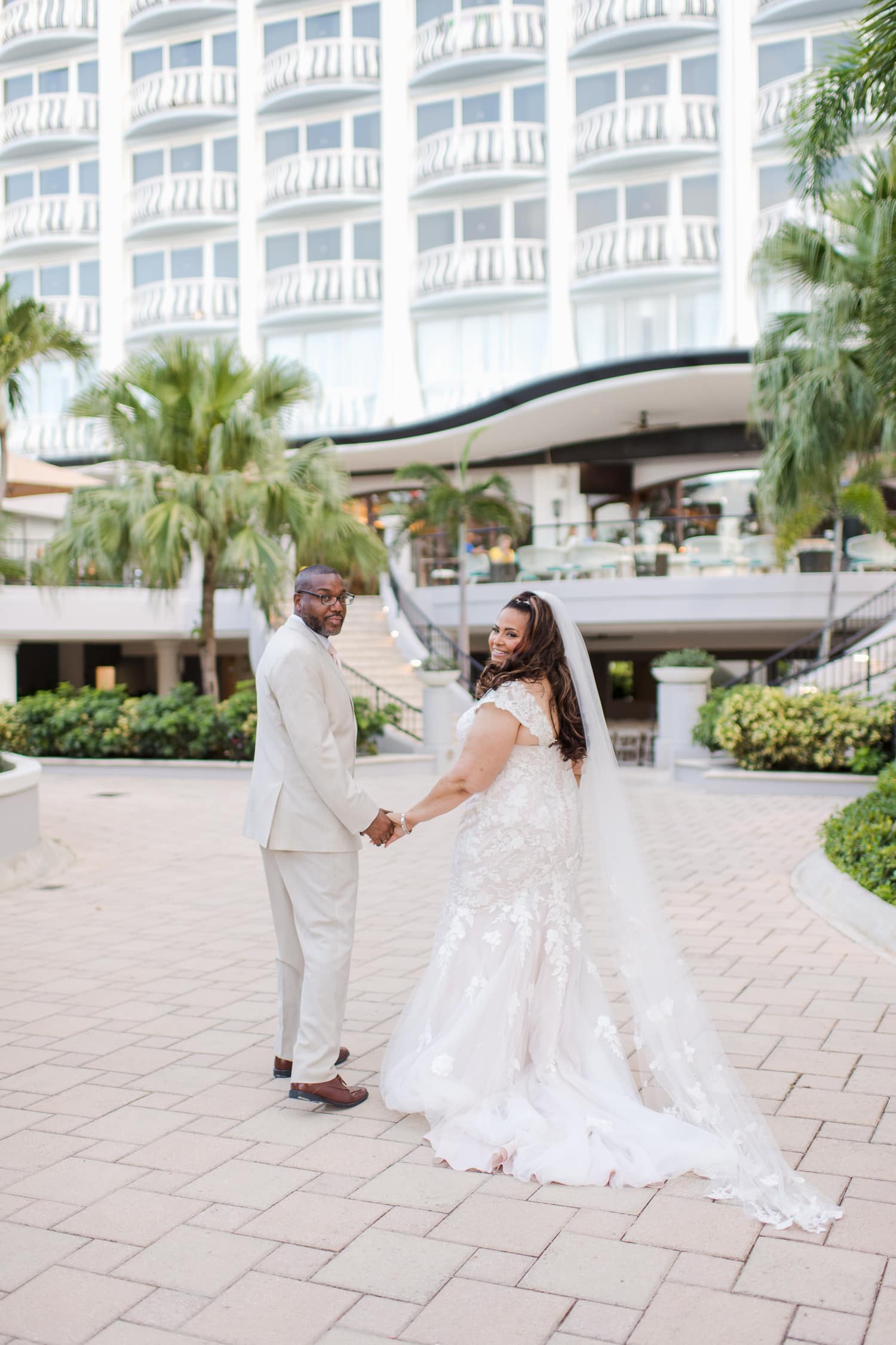 wedding photography at Royal Sonesta San Juan hotel in Puerto Rico