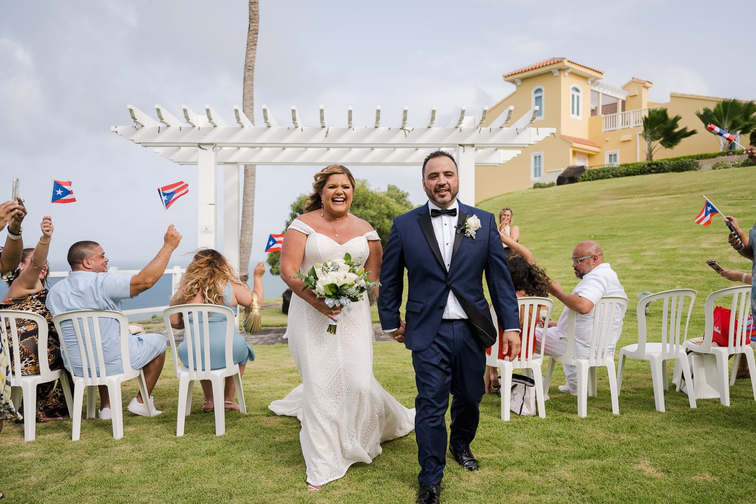 wedding ceremony photography at El Conquistador Resort in Puerto Rico