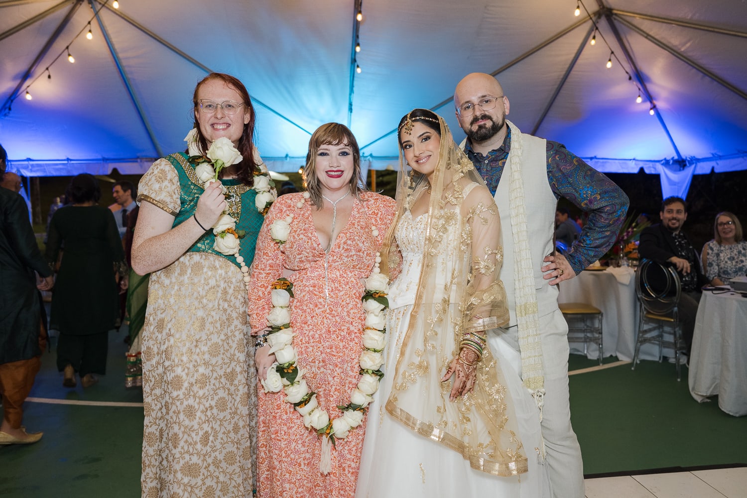 indian fusion destination wedding photography at Arecibo Observatory in Puerto Rico
