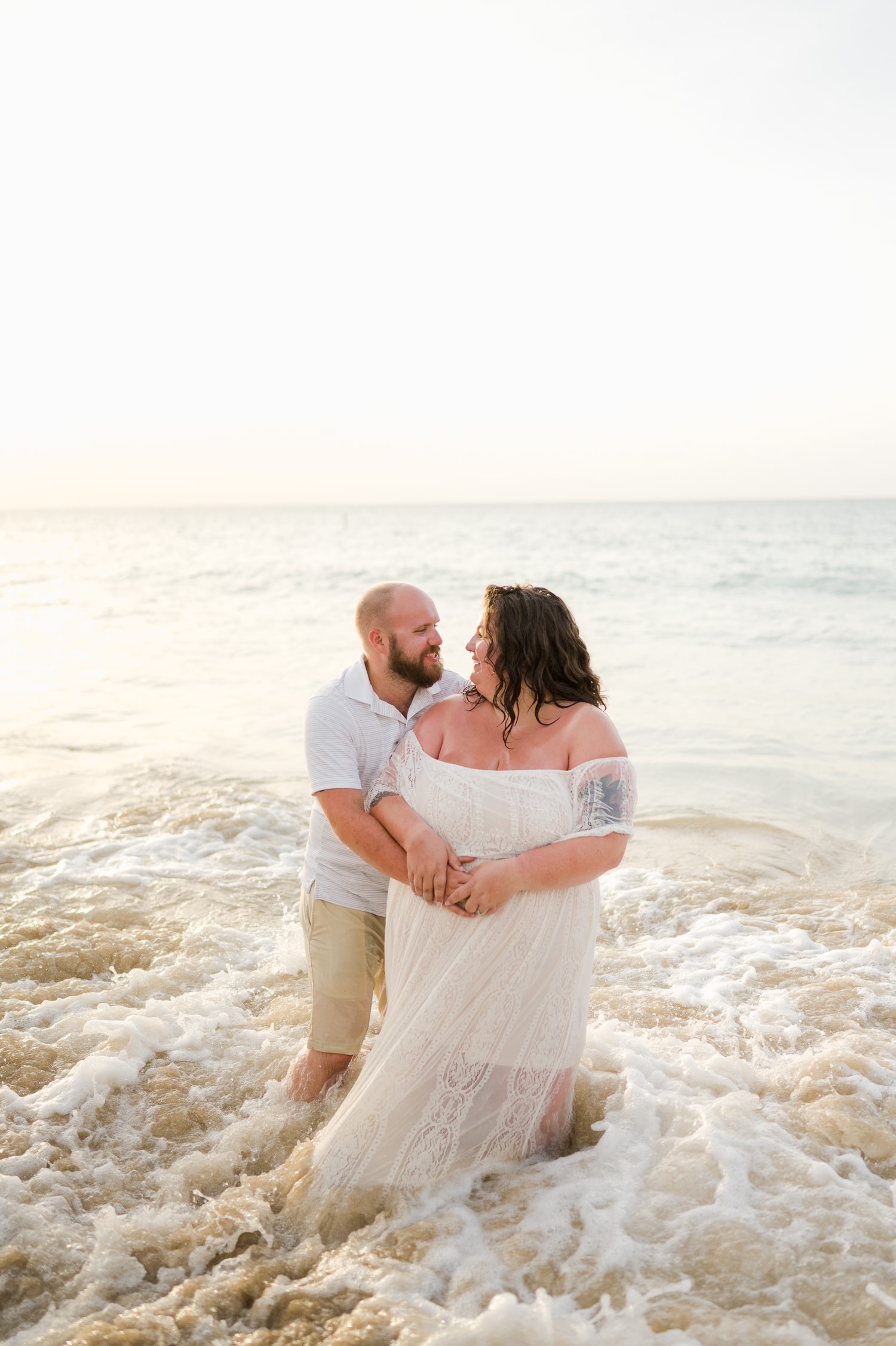 honeymoon anniversary photoshoot in royal sonesta beach resort in puerto rico