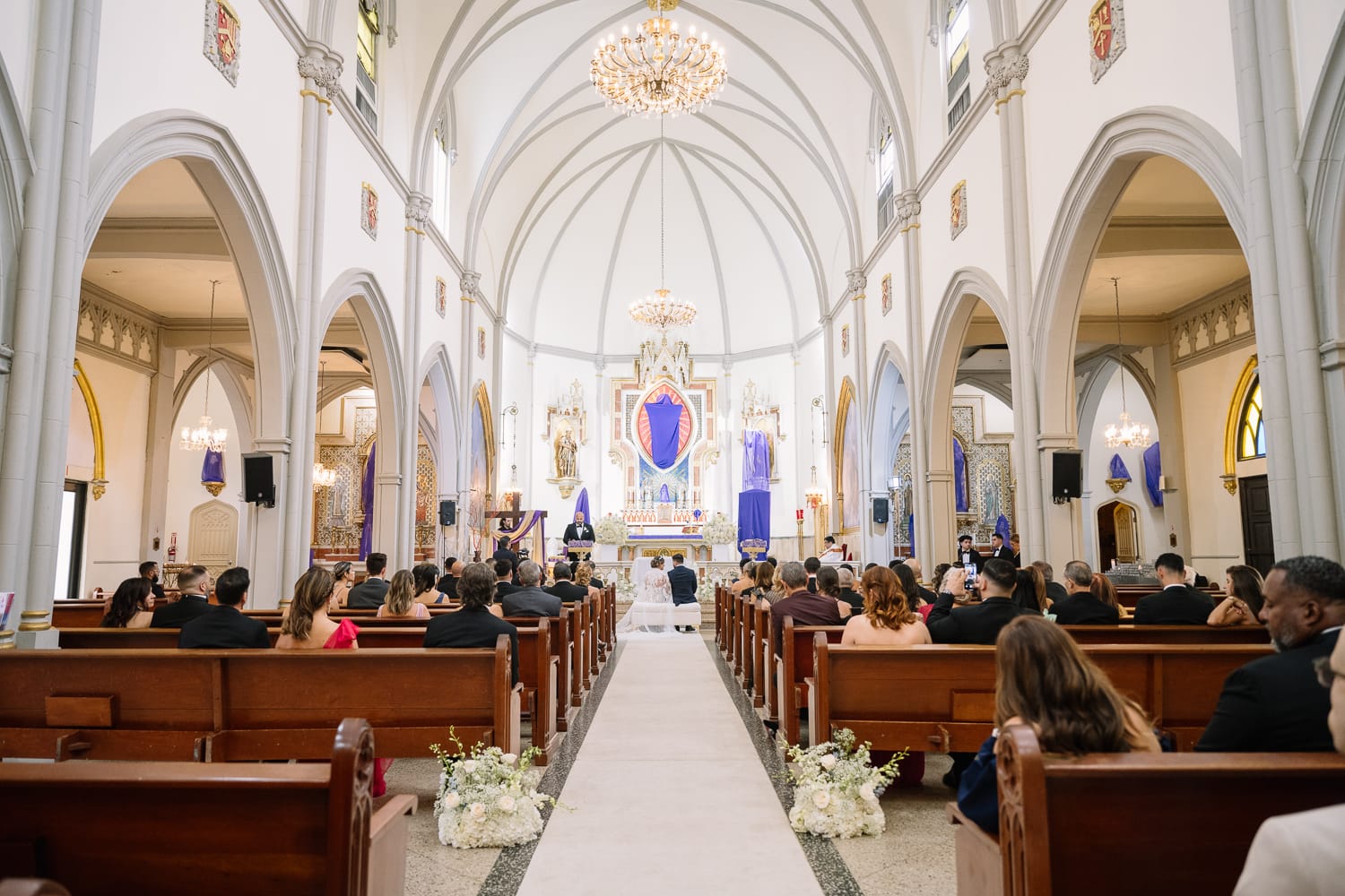 ceremonia catolica de bodas en parroquia san jorge en san juan wedding ceremony photography