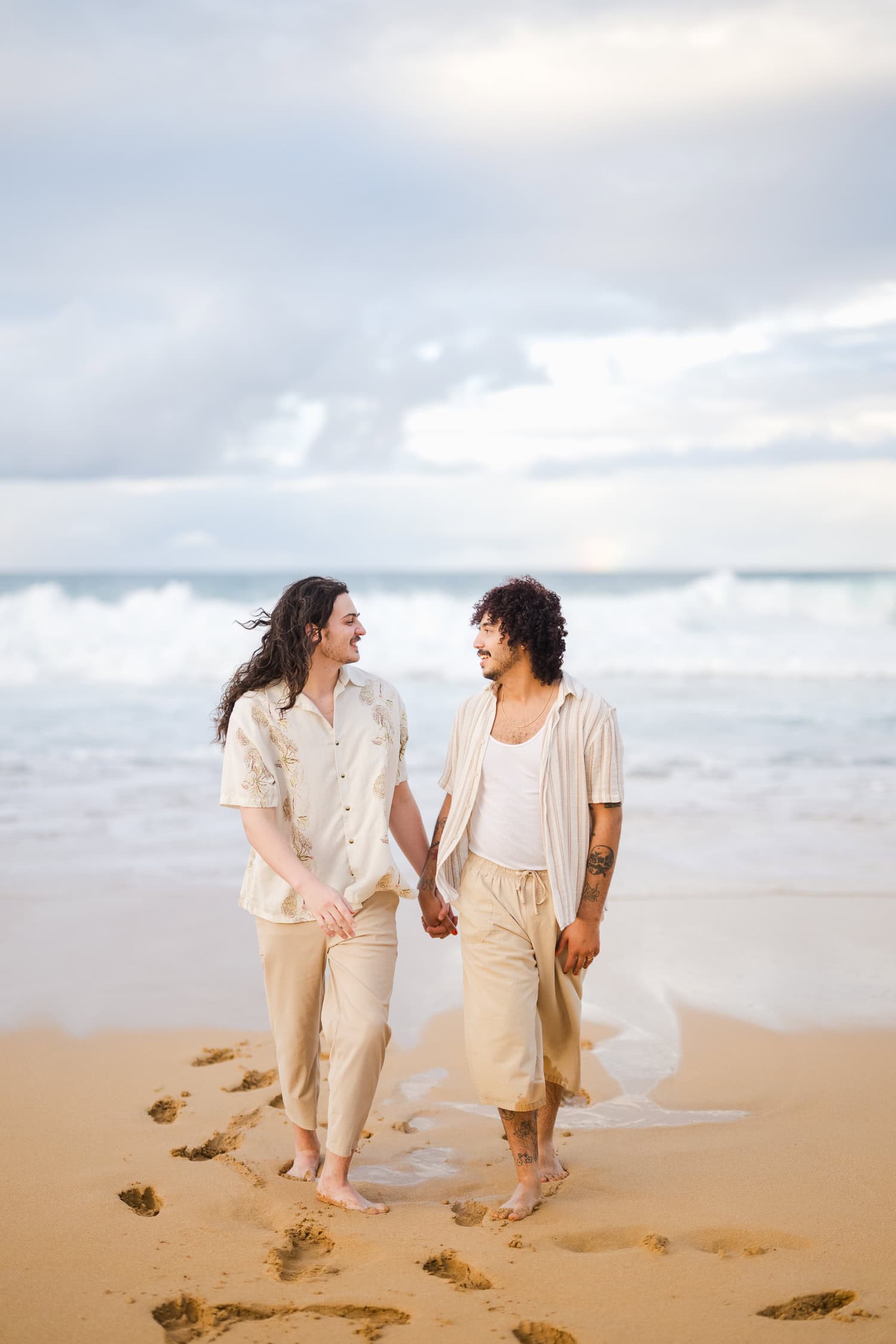 same sex gay proposal at Loiza Beach Puerto Rico