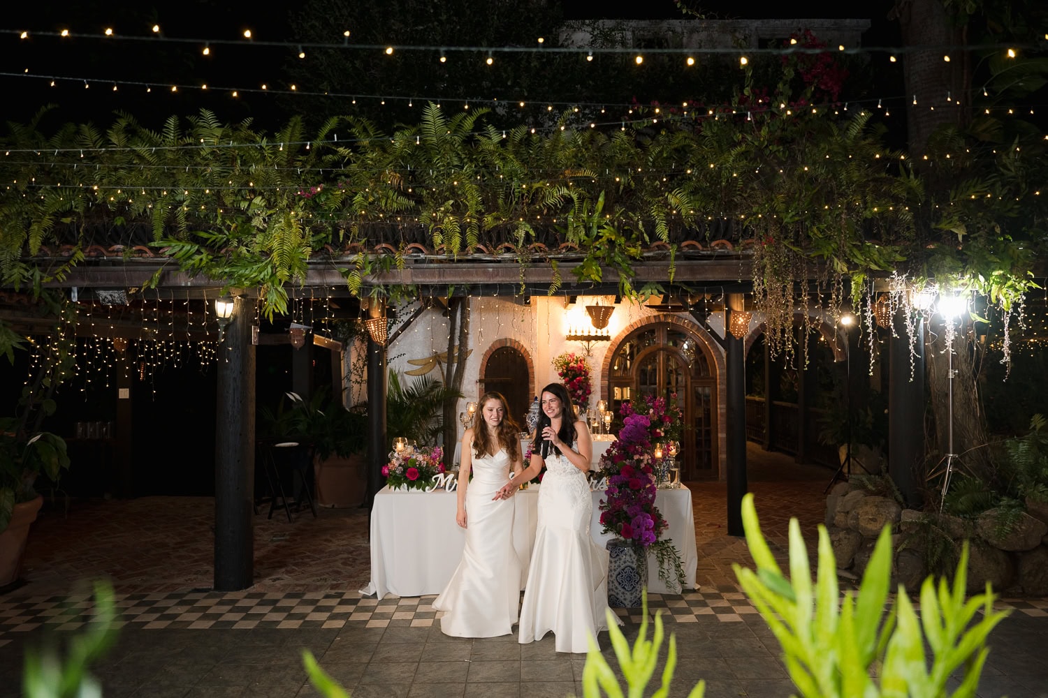 lesbian wedding at hacienda siesta alegre venue in rio grande puerto rico