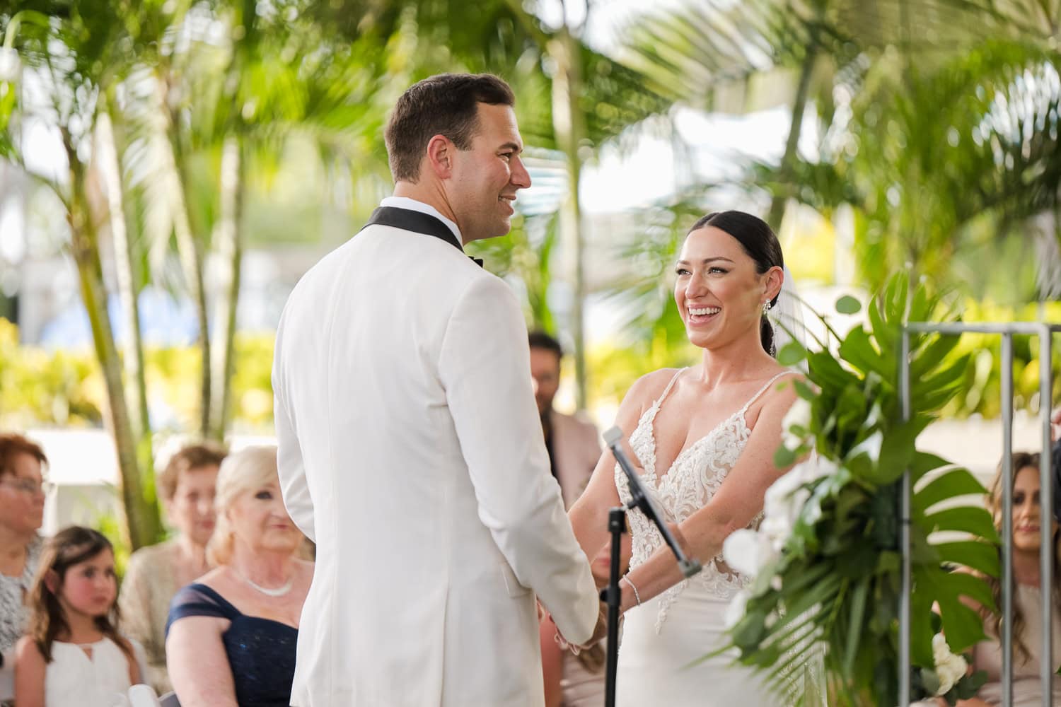 elegant refined luxury outdoor wedding banyan tree fairmont hotel el san juan resort