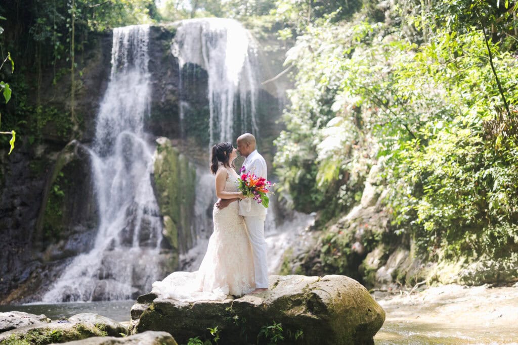 cascada gozalandia photos elopement photography puerto rico waterfall