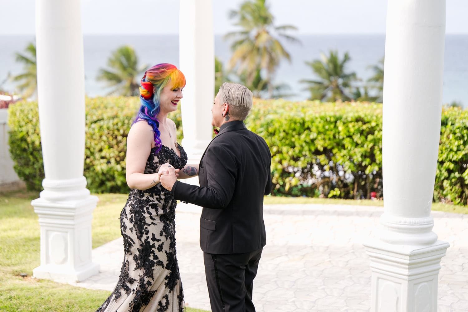 hotel el guajataca beach destination wedding photography by Camille Fontz in Puerto Rico