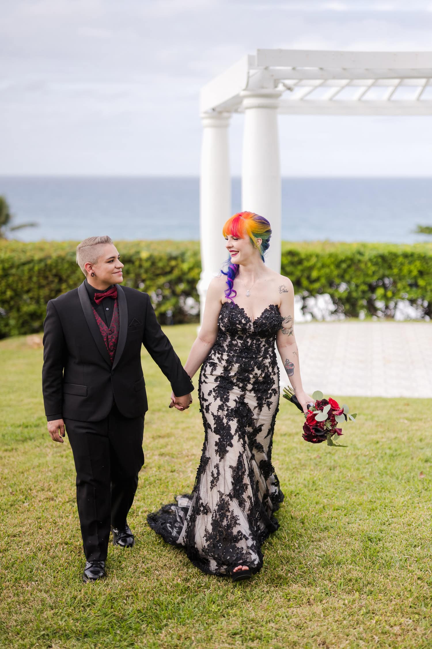 hotel el guajataca beach destination wedding photography by Camille Fontz in Puerto Rico