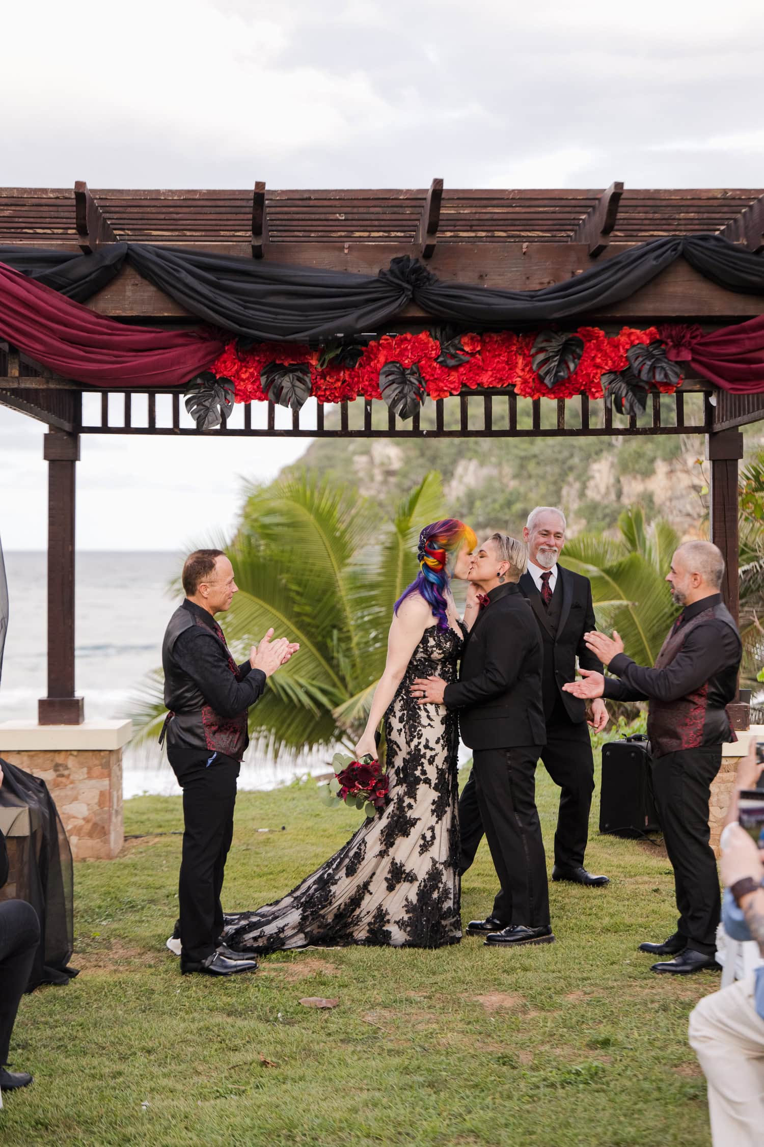 hotel el guajataca beach destination wedding photography by Camille Fontz in Puerto Rico