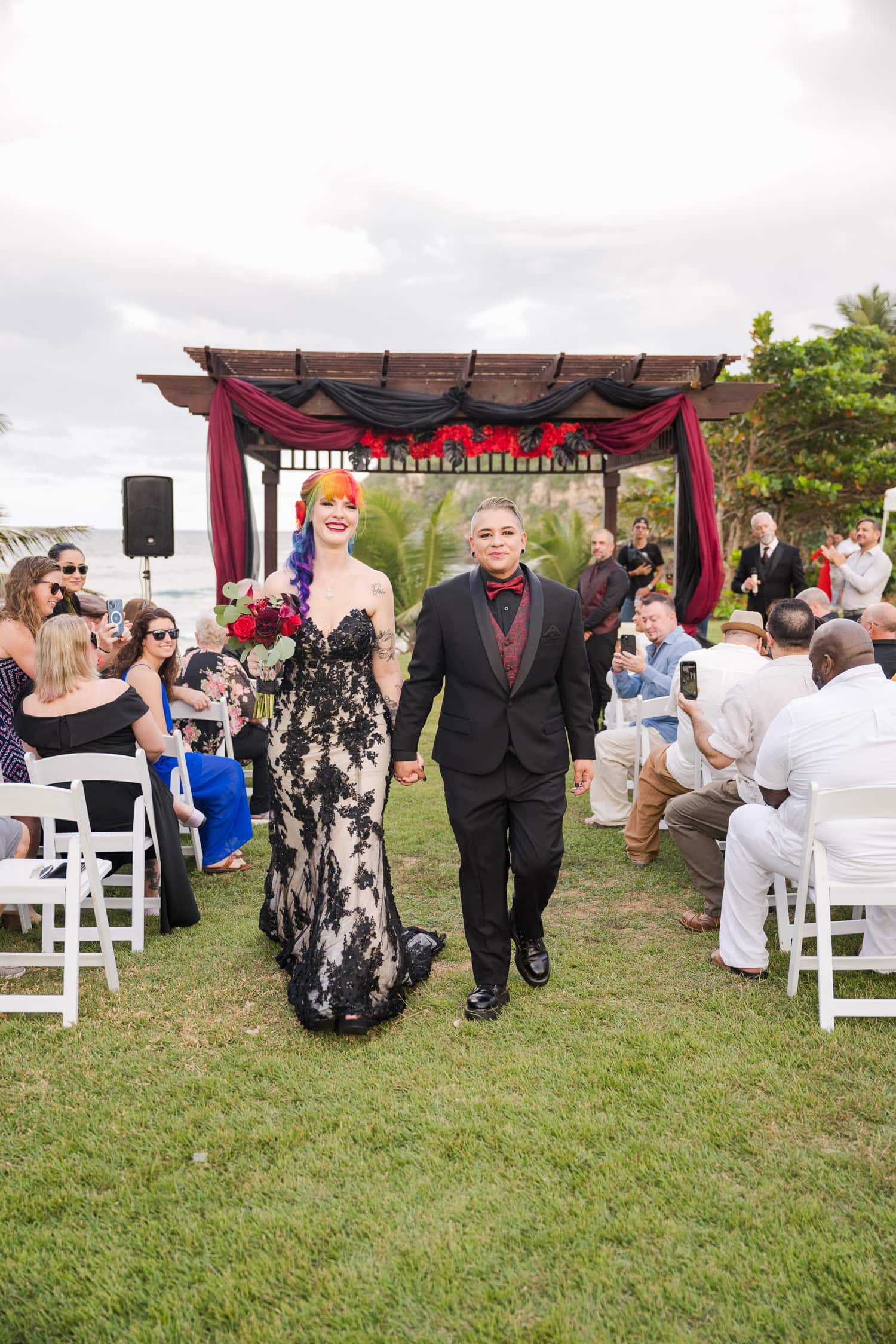 hotel el guajataca beach destination wedding photography by Camille Fontz in Puerto Rico