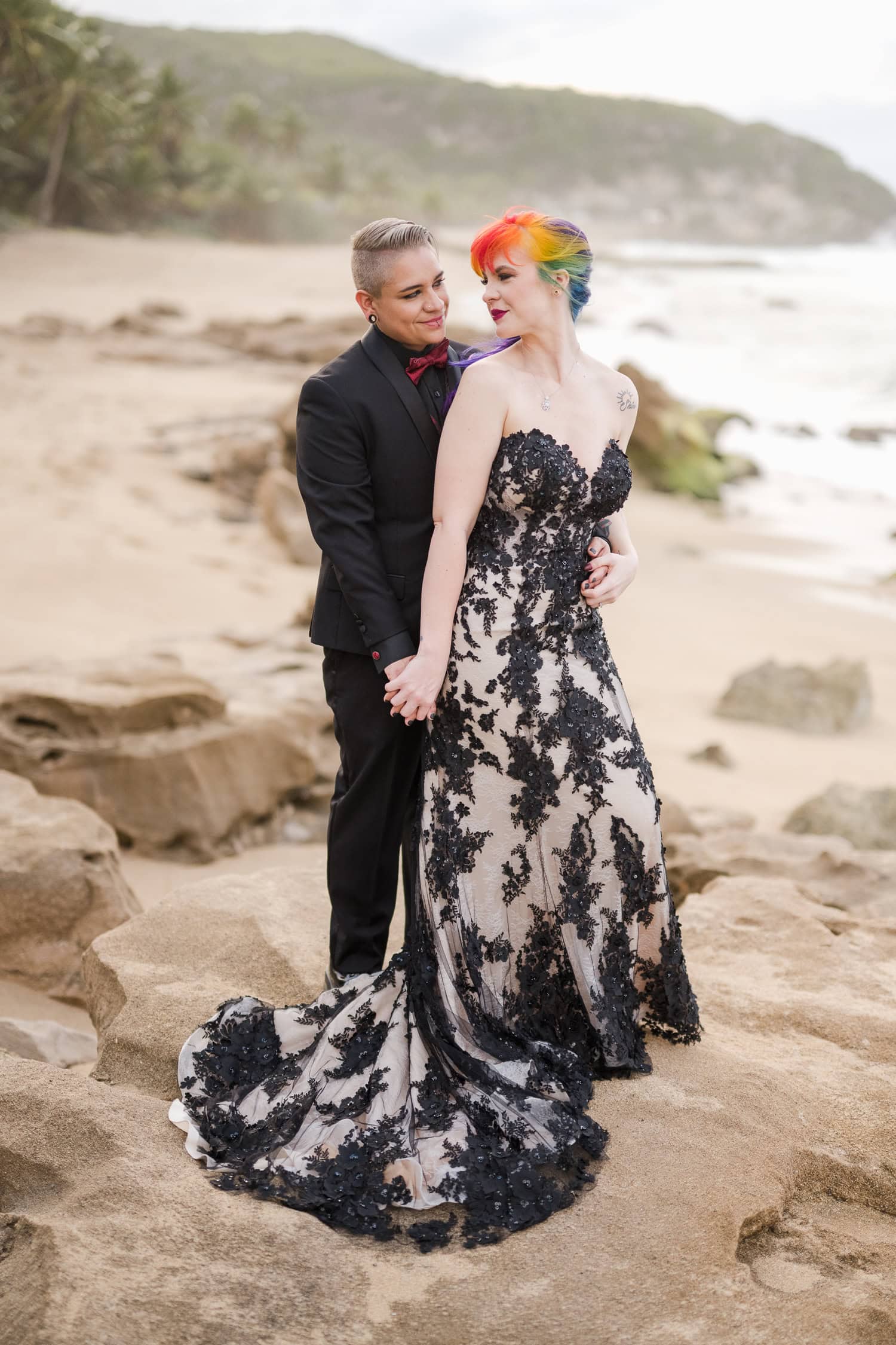 hotel el guajataca beach destination wedding photography by Camille Fontz in Puerto Rico