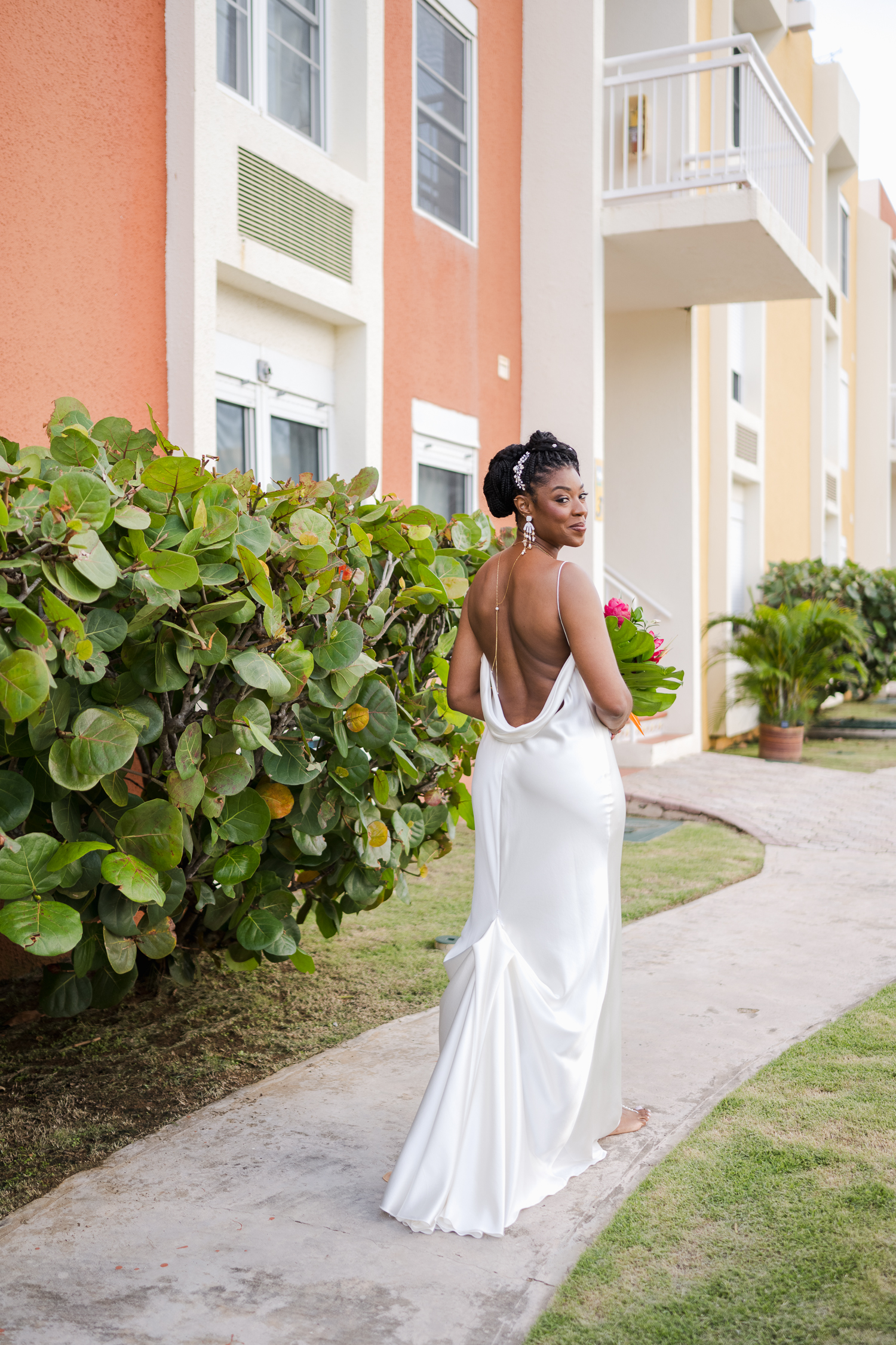 Luquillo beach elopement in punta bandera beach puerto rico