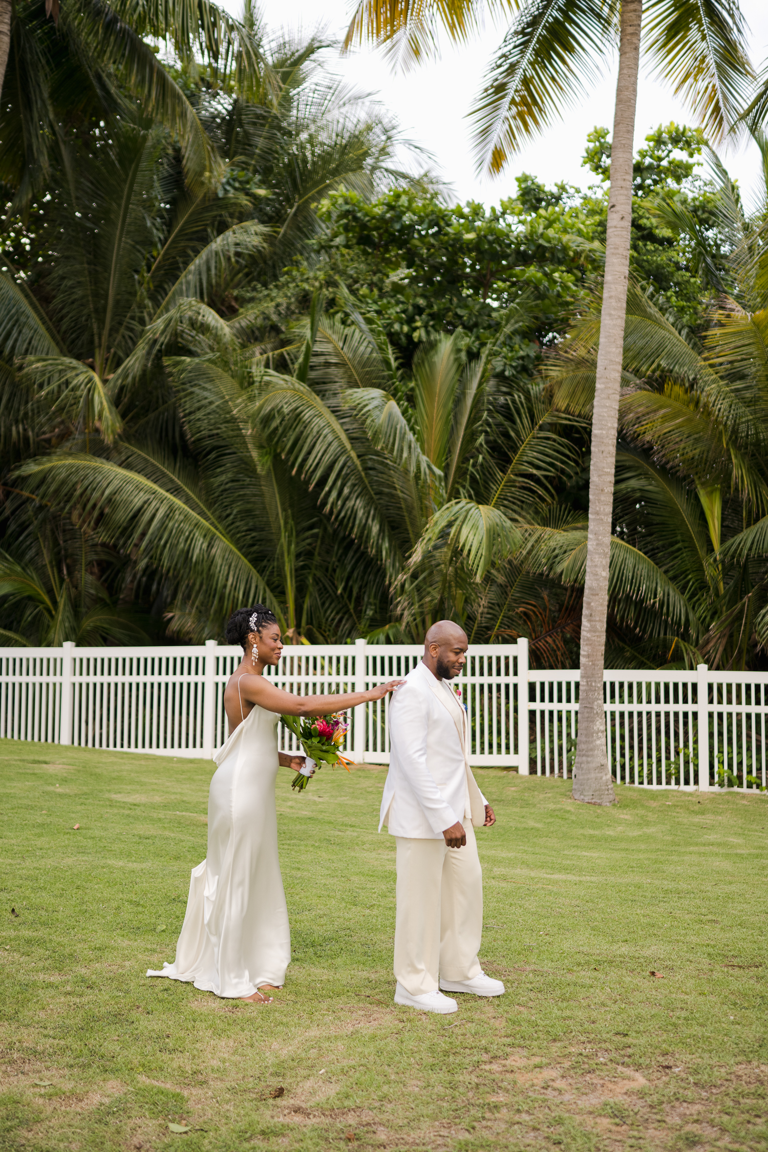 Luquillo beach elopement in punta bandera beach puerto rico