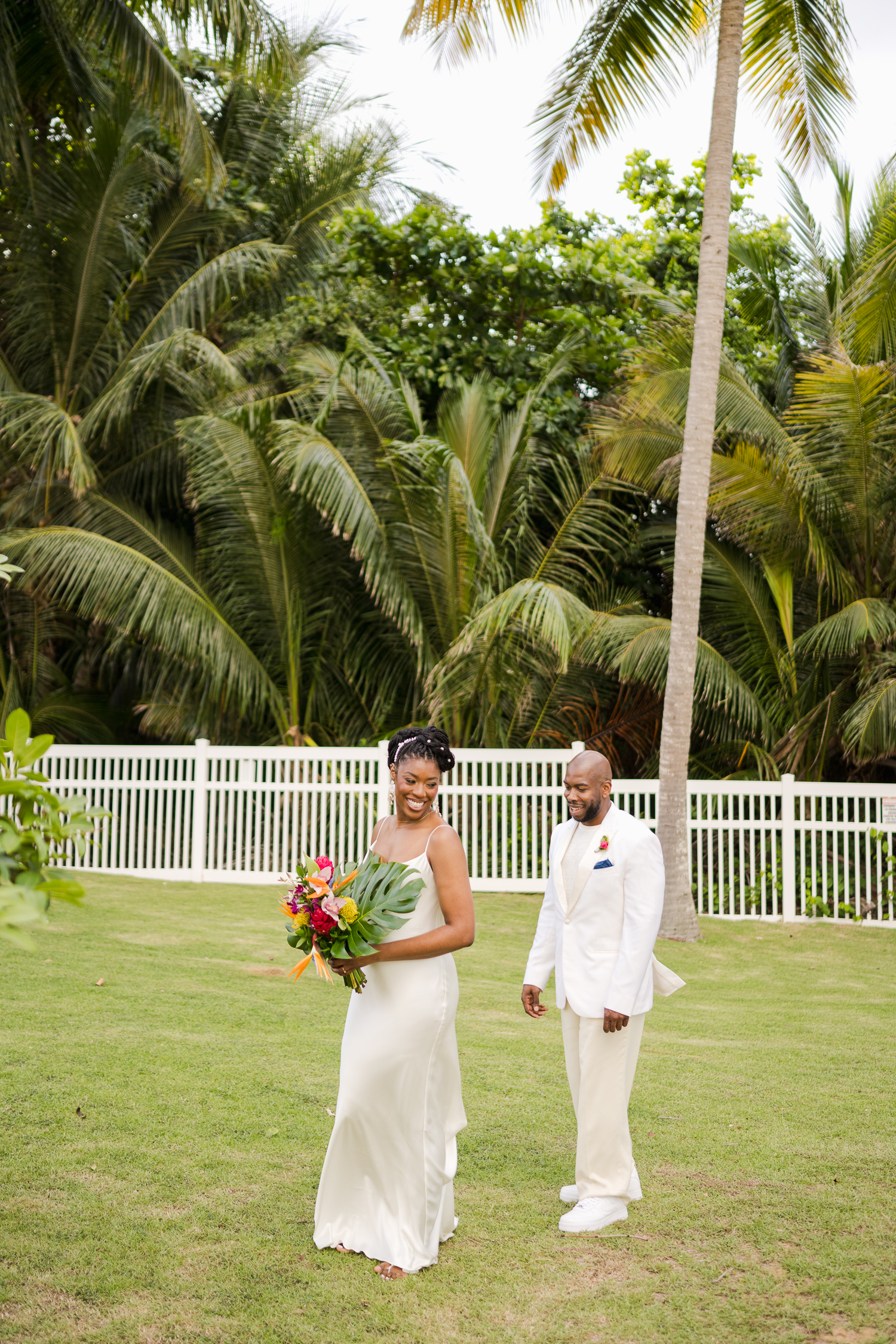 Luquillo beach elopement in punta bandera beach puerto rico