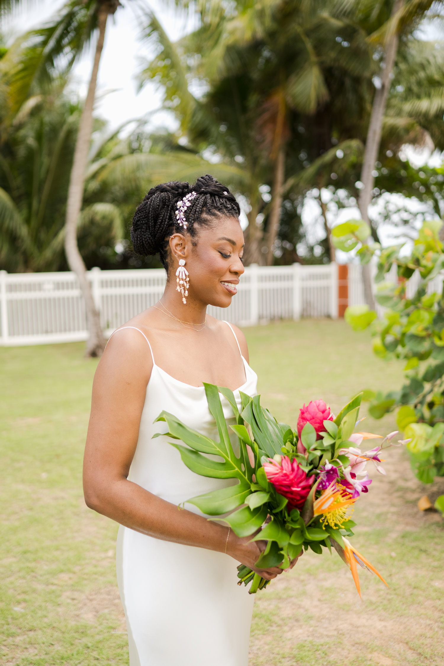 Luquillo beach elopement in punta bandera beach puerto rico