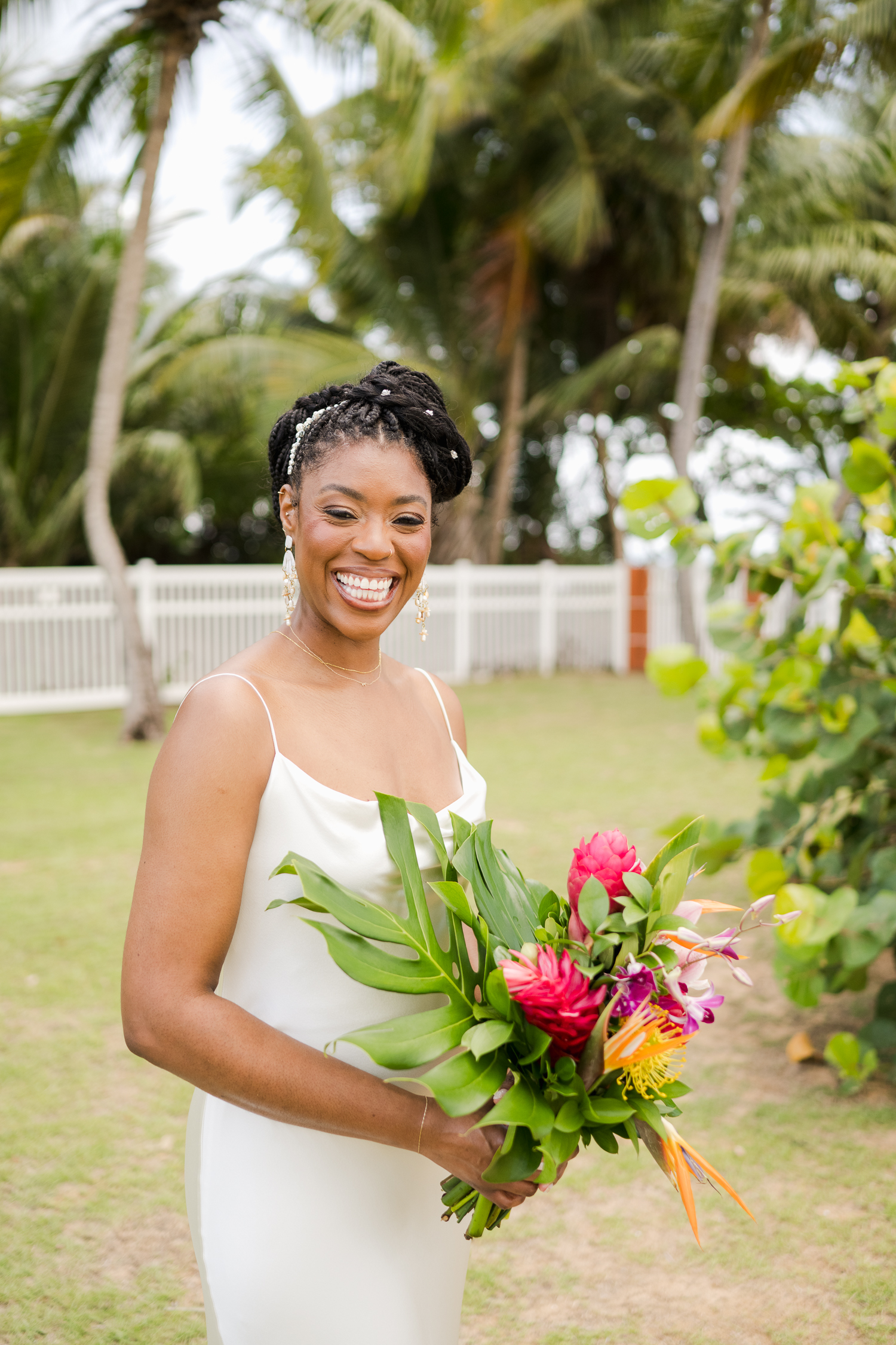 Luquillo beach elopement in punta bandera beach puerto rico