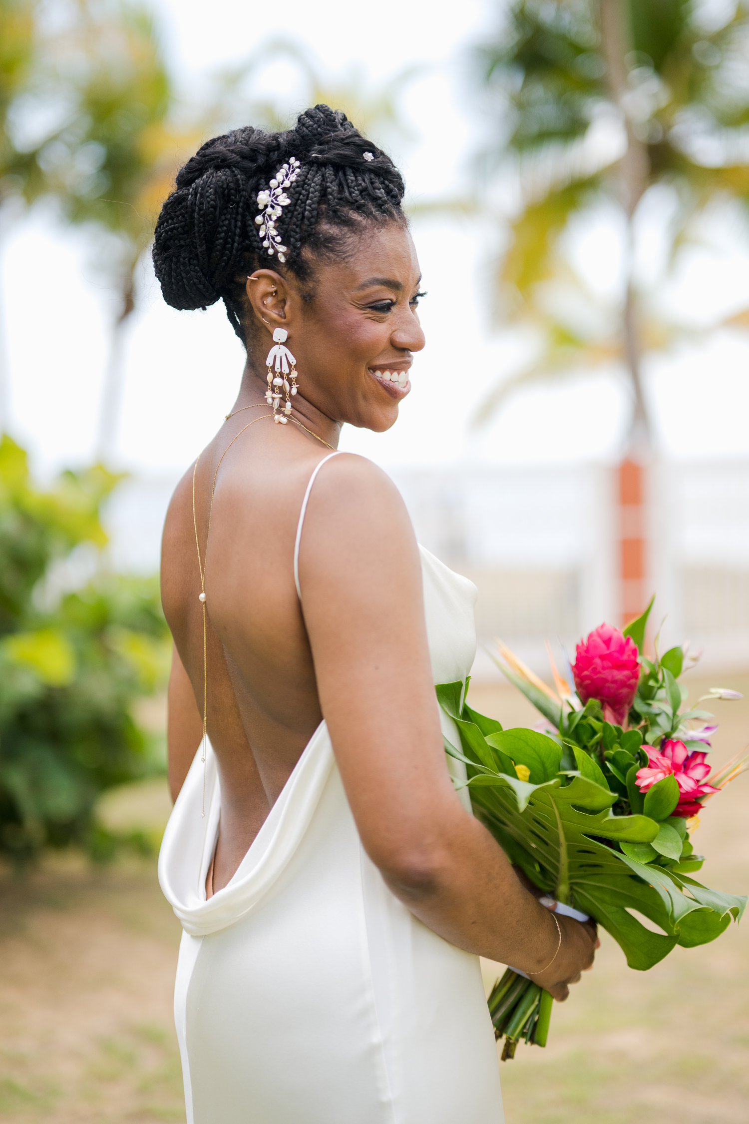 Luquillo beach elopement in punta bandera beach puerto rico