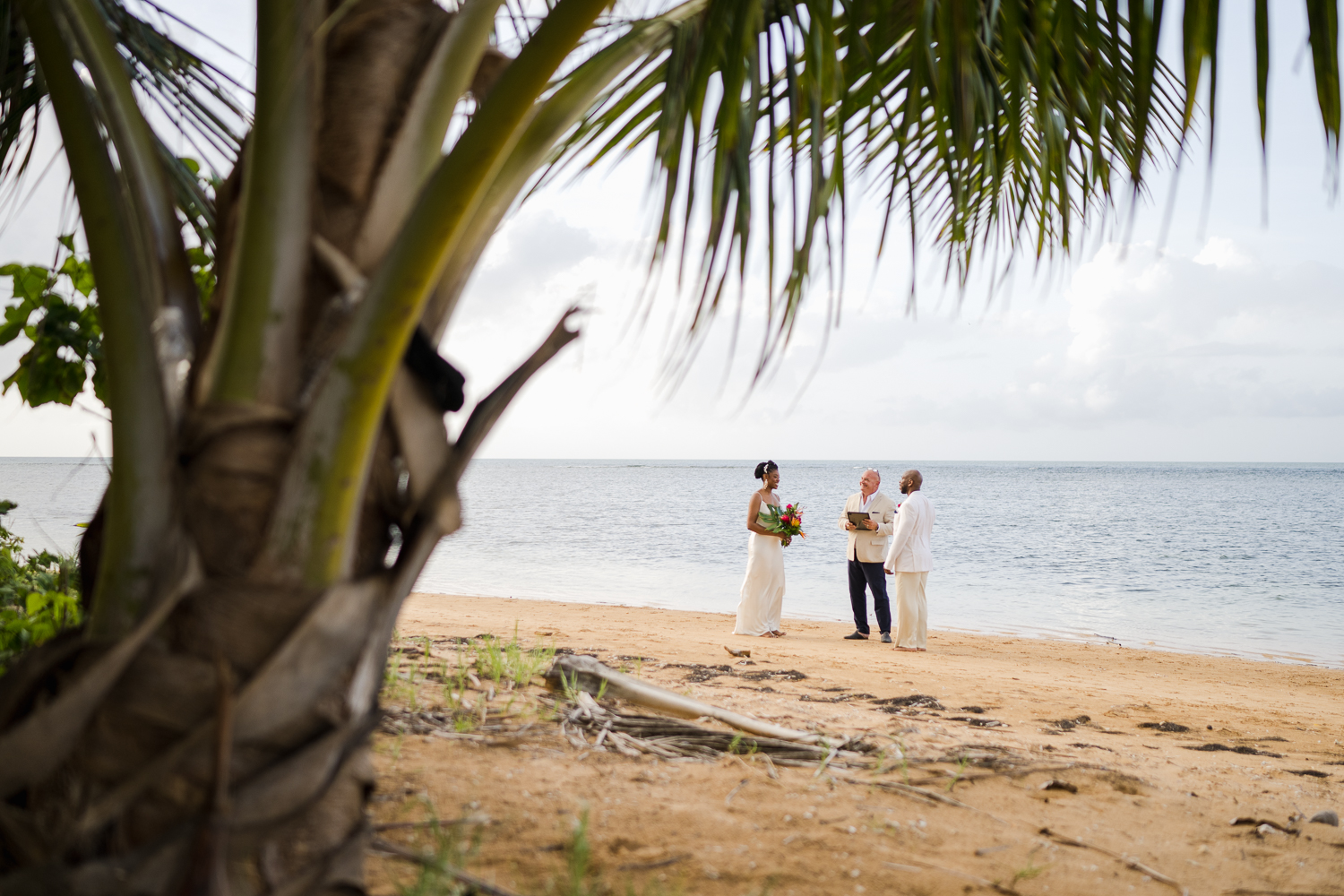 luquillo beach elopement photography