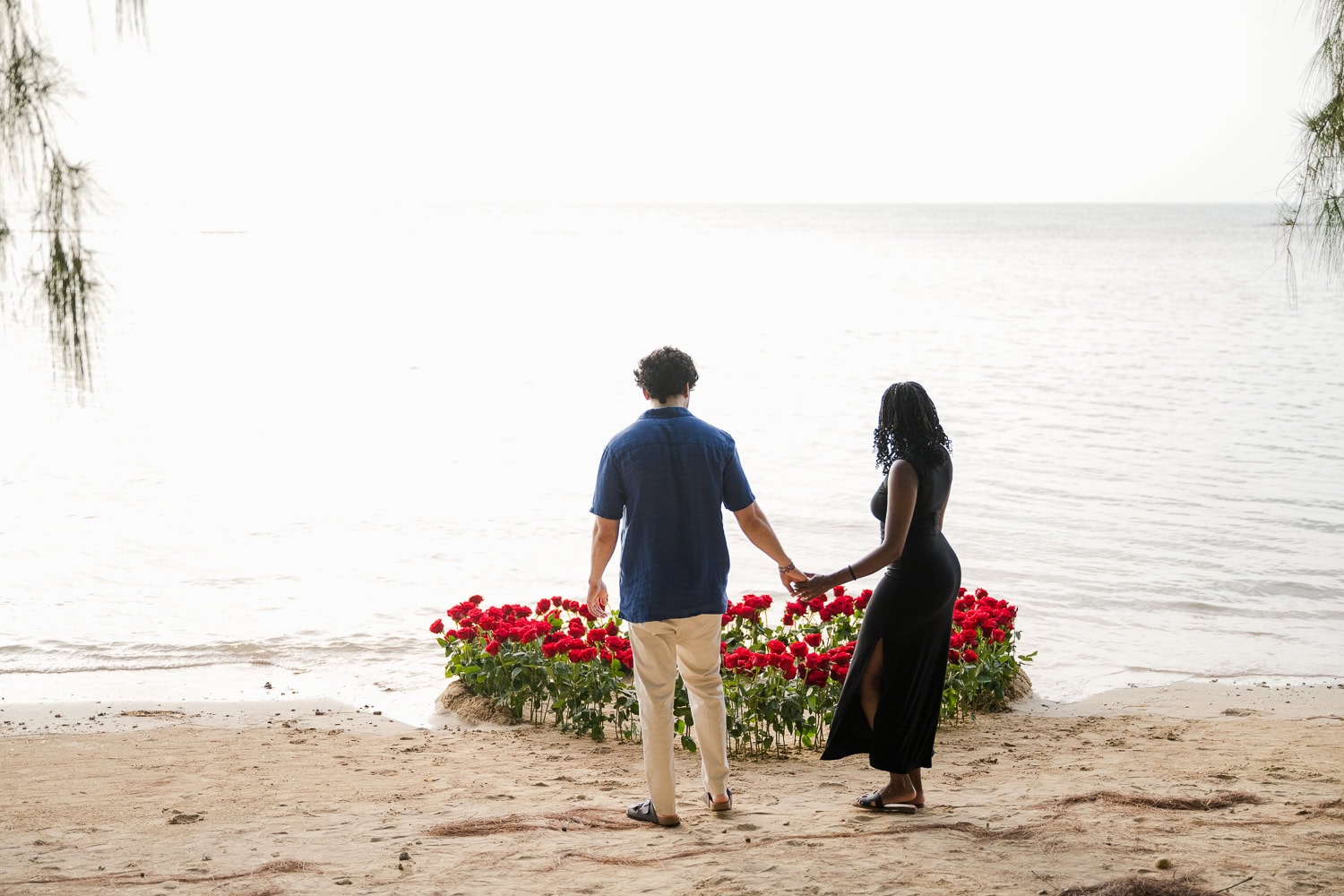 beach marriage proposal setup in Hyatt Regency Grand Reserve, Puerto Rico