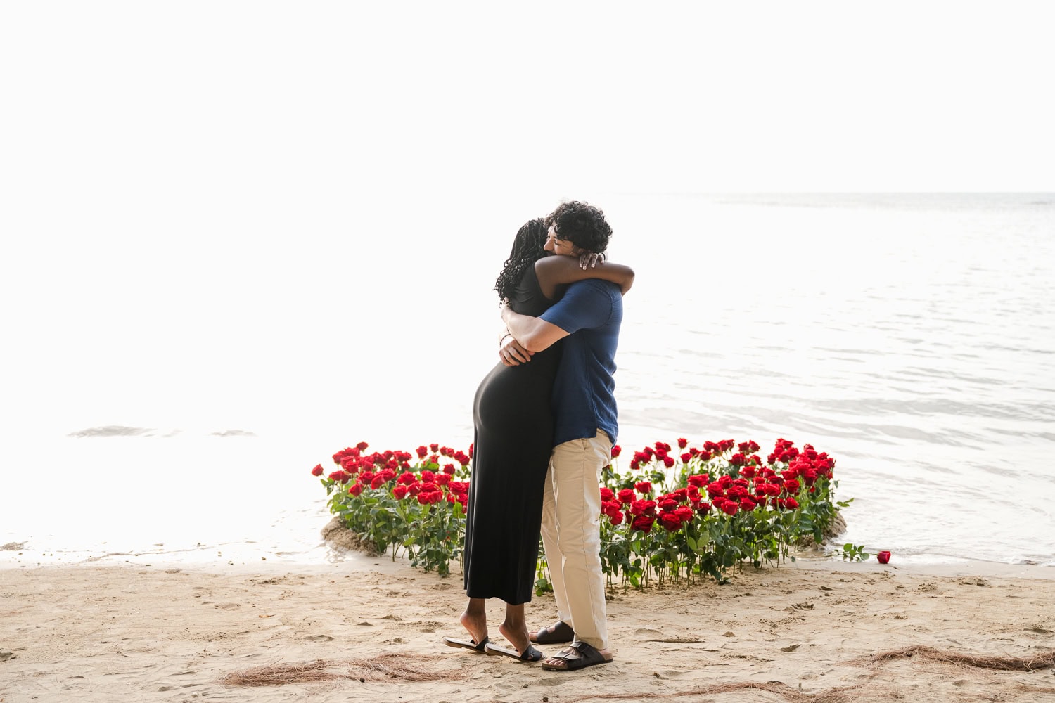 beach marriage proposal setup in Hyatt Regency Grand Reserve, Puerto Rico