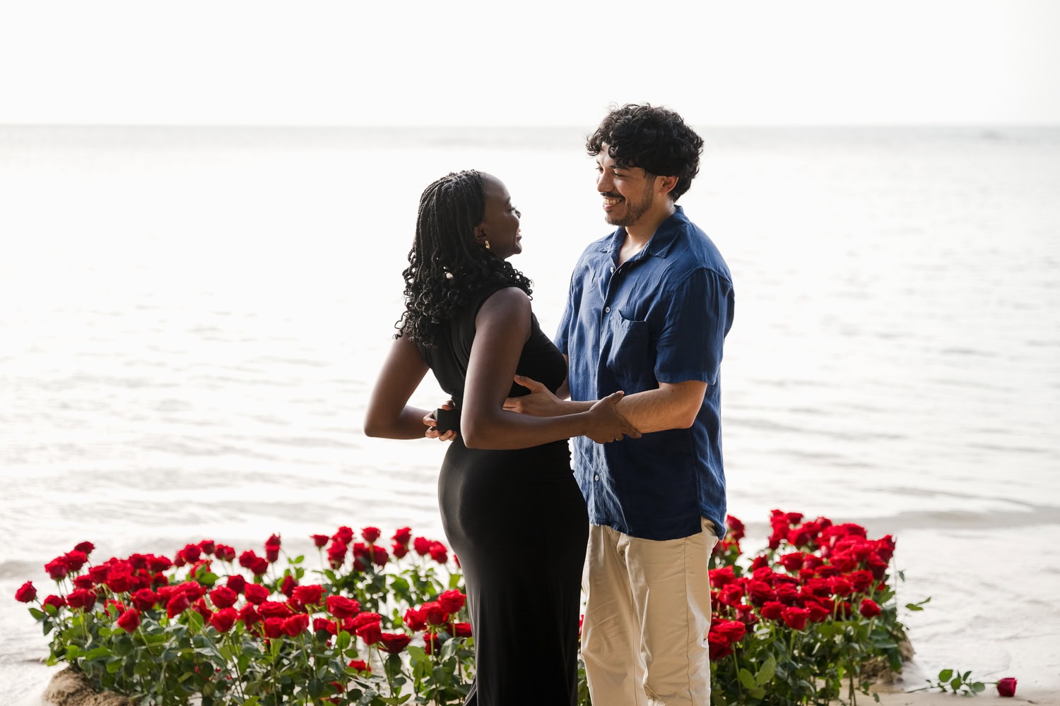 beach marriage proposal setup in Hyatt Regency Grand Reserve, Puerto Rico