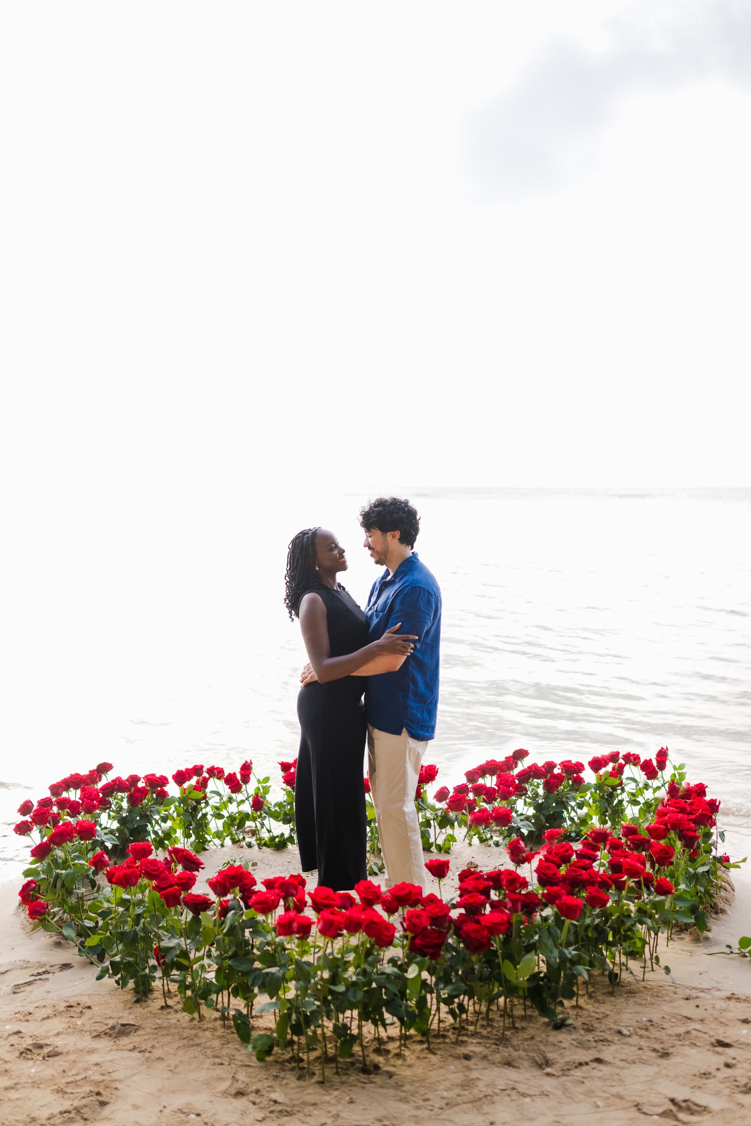 beach marriage proposal setup in Hyatt Regency Grand Reserve, Puerto Rico