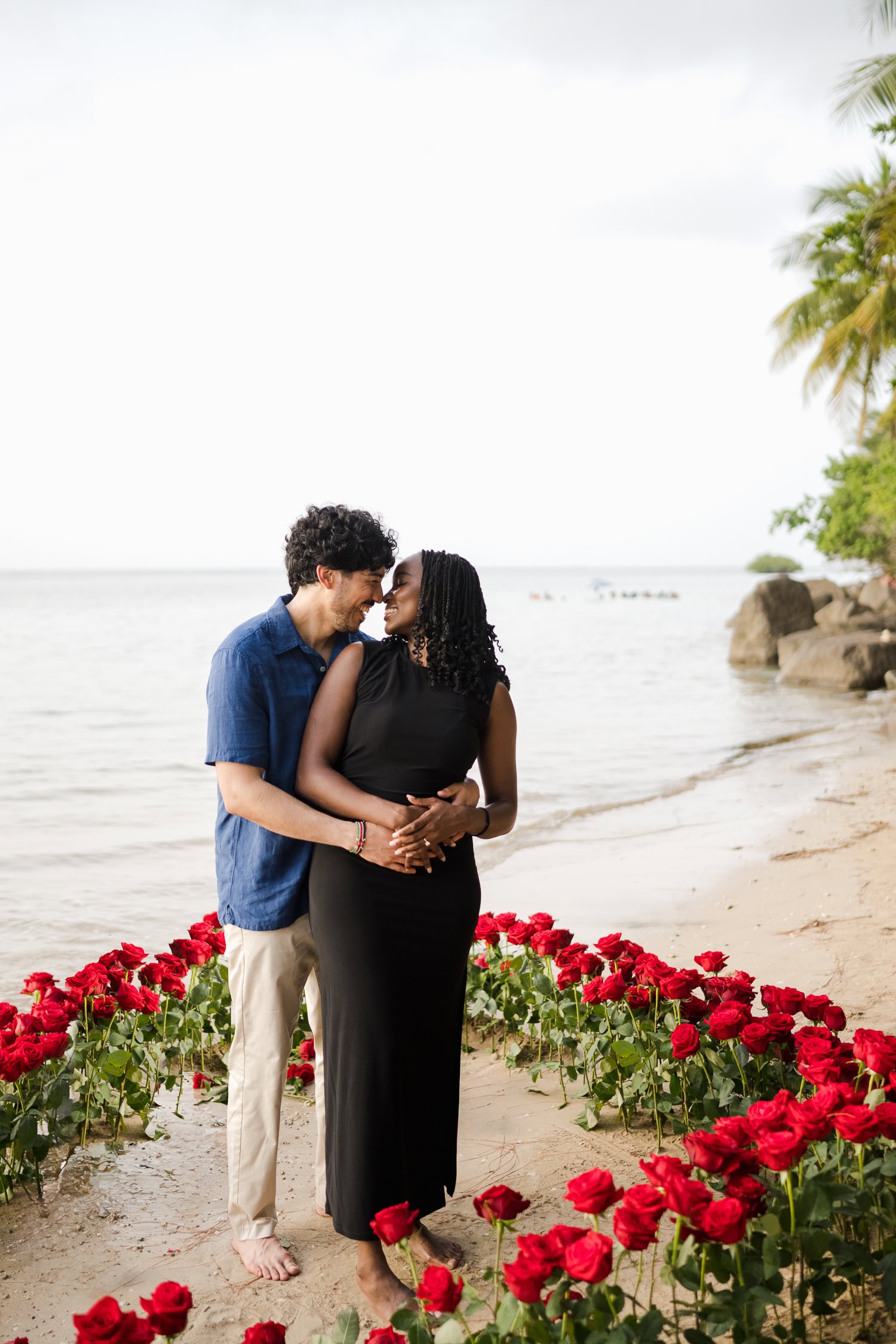 beach marriage proposal setup in Hyatt Regency Grand Reserve, Puerto Rico