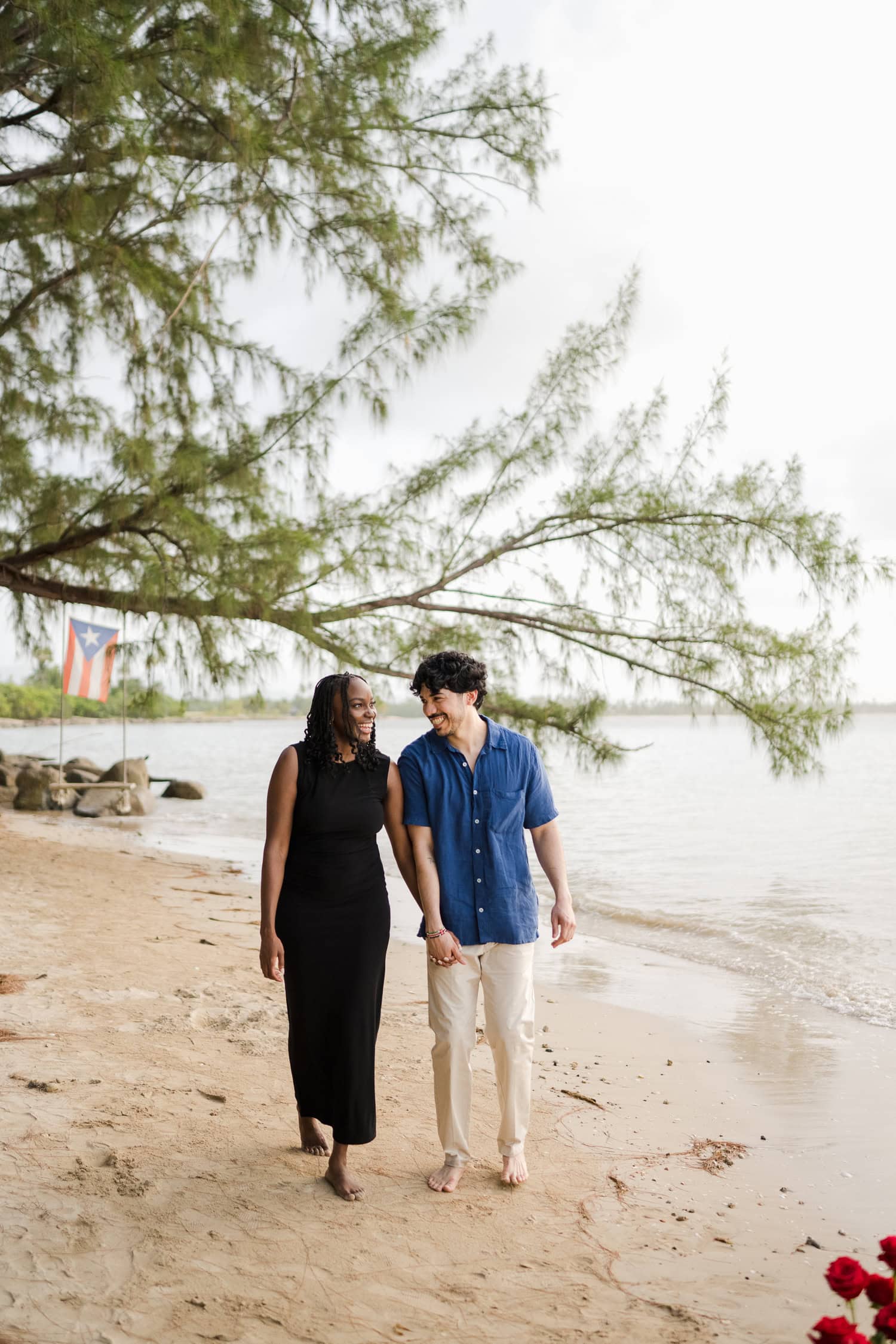 beach marriage proposal setup in Hyatt Regency Grand Reserve, Puerto Rico