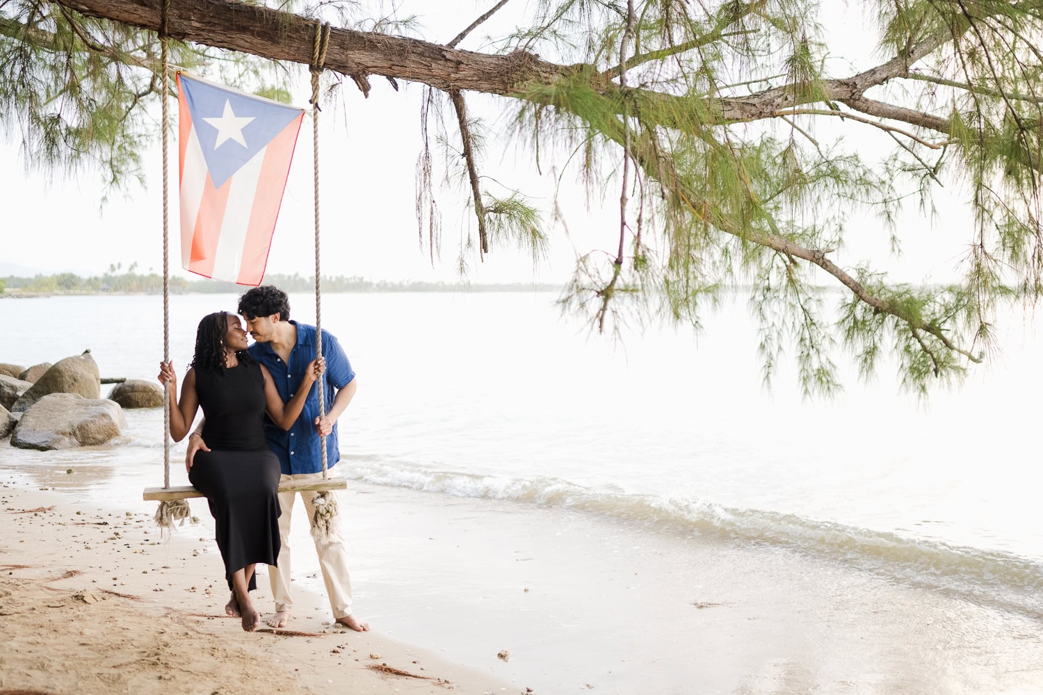 beach marriage proposal setup in Hyatt Regency Grand Reserve, Puerto Rico