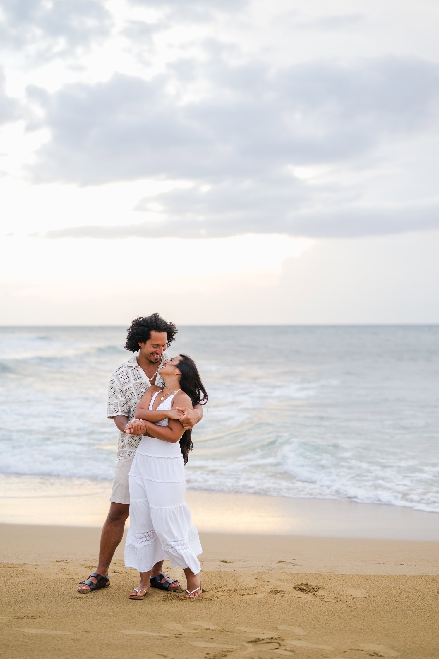 beach wedding proposal photography in aguadilla and rincon puerto rico