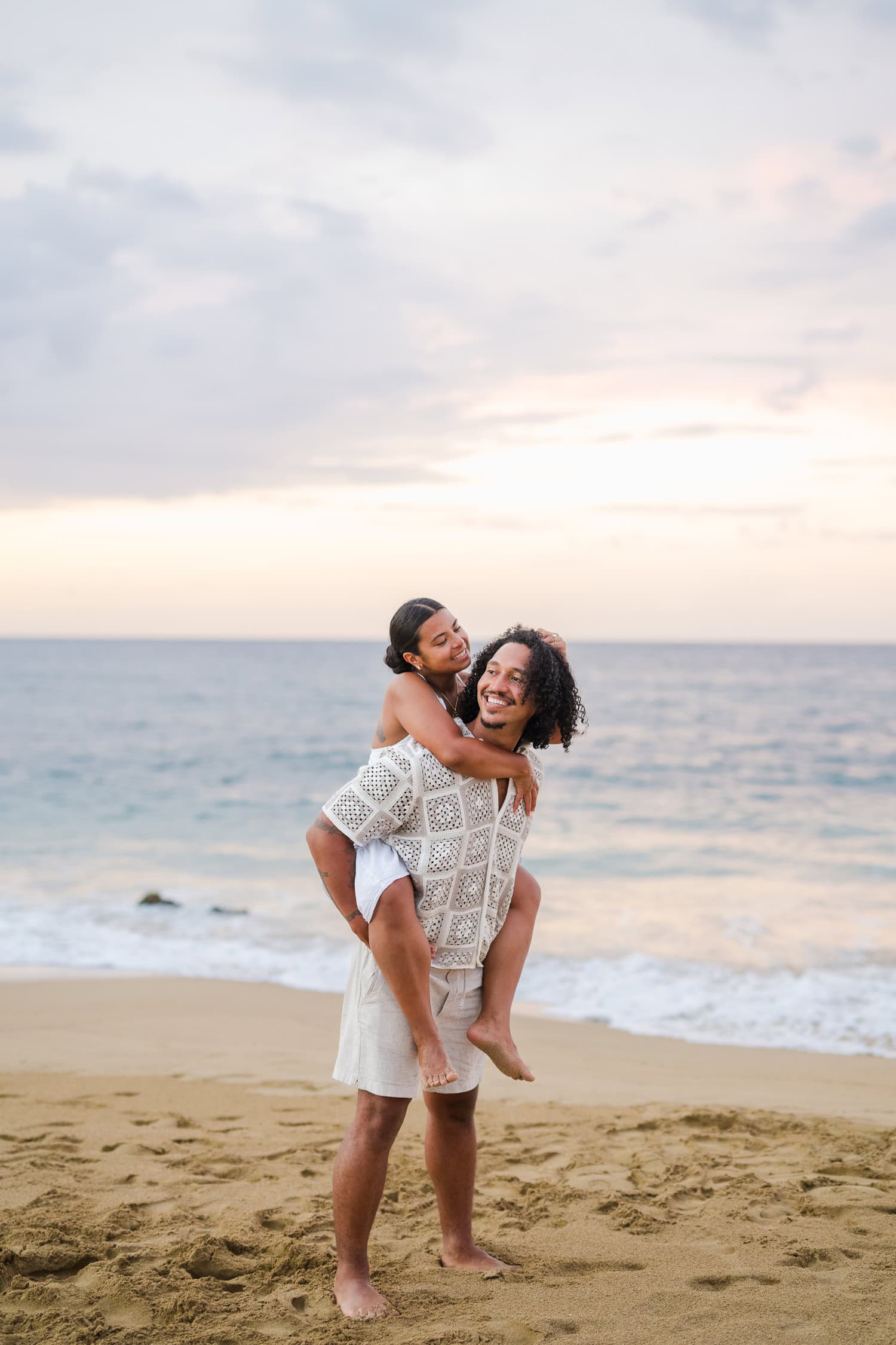 beach wedding proposal photography in aguadilla and rincon puerto rico