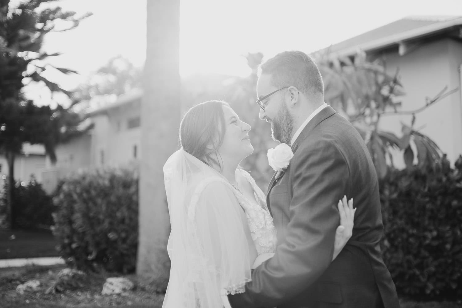 sunset elopement at villa montana beach resort in isabela, puerto rico