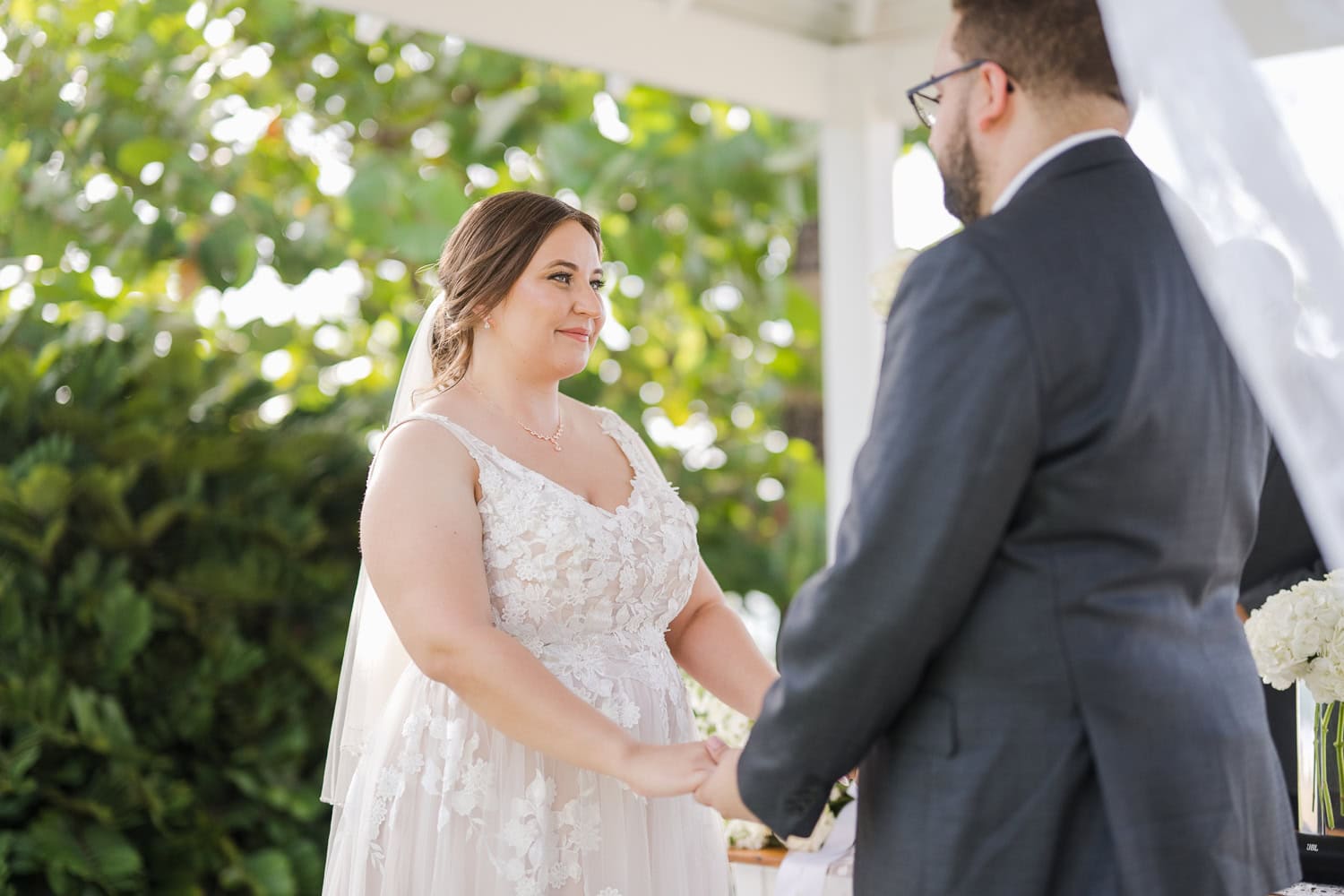 sunset elopement at villa montana beach resort in isabela, puerto rico