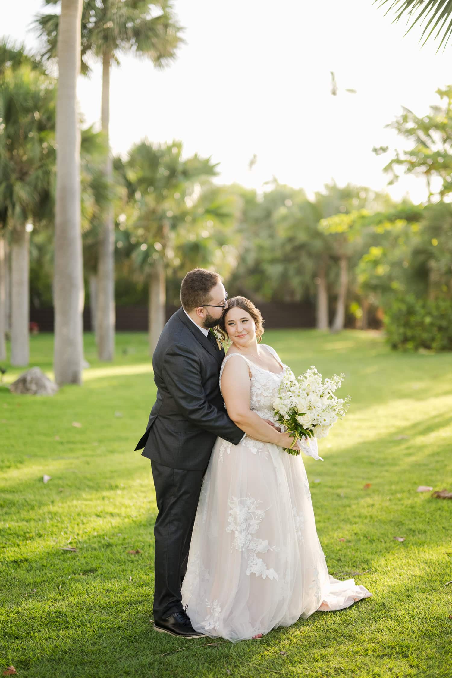 sunset elopement at villa montana beach resort in isabela, puerto rico