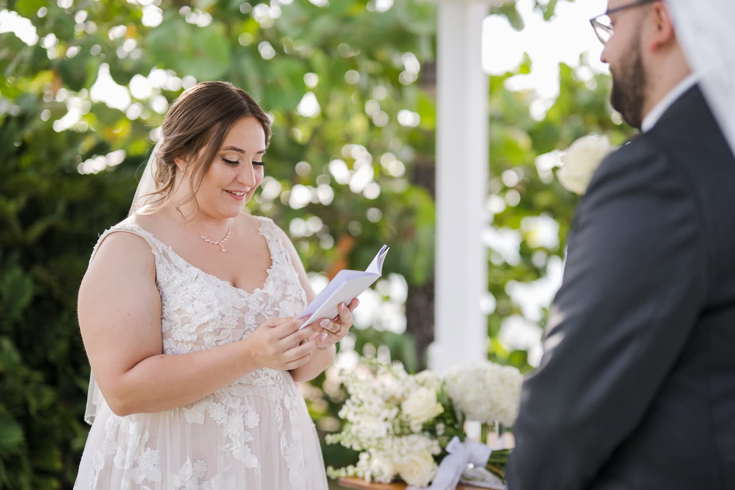 sunset elopement at villa montana beach resort in isabela, puerto rico