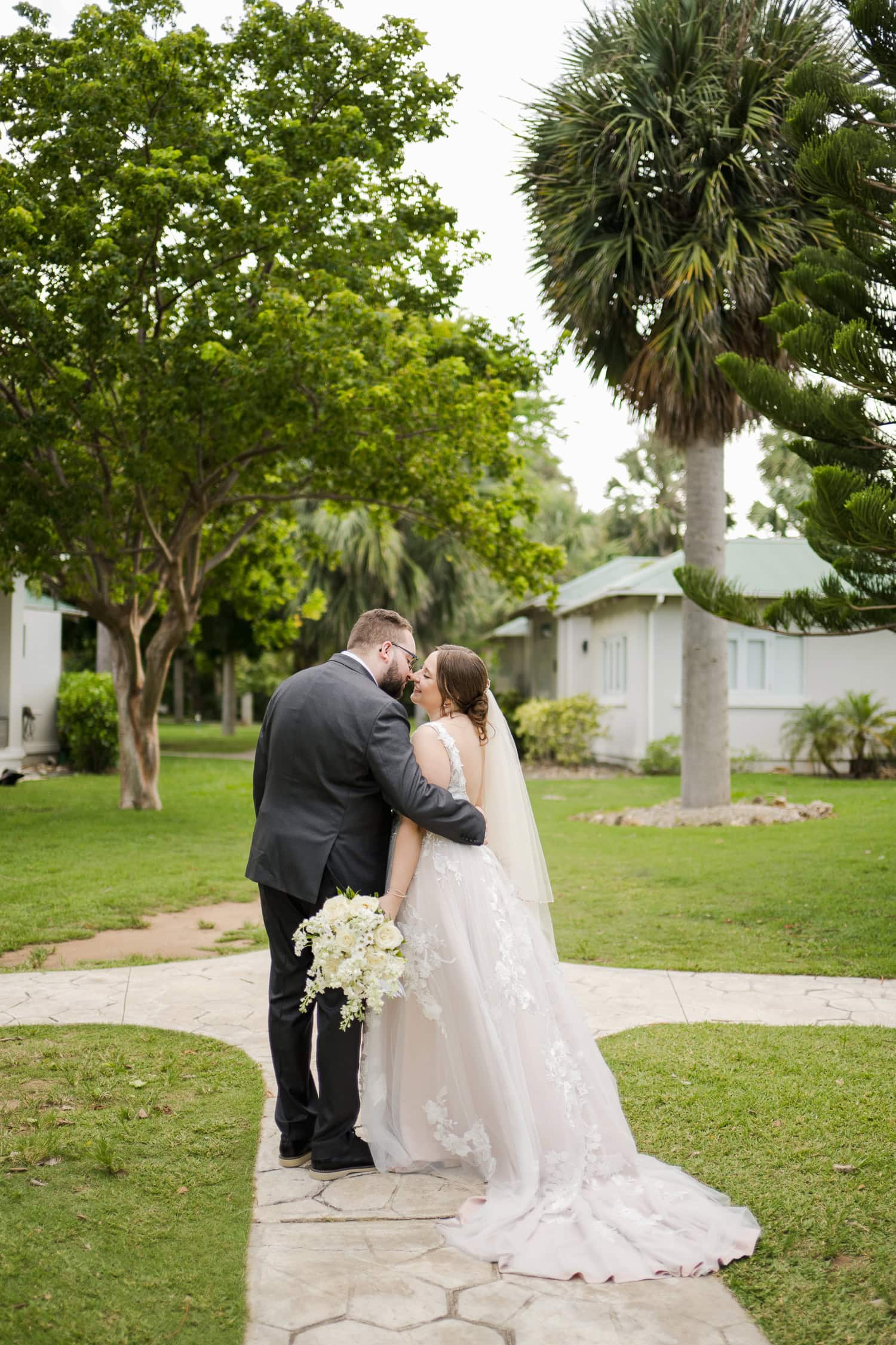 sunset elopement at villa montana beach resort in isabela, puerto rico