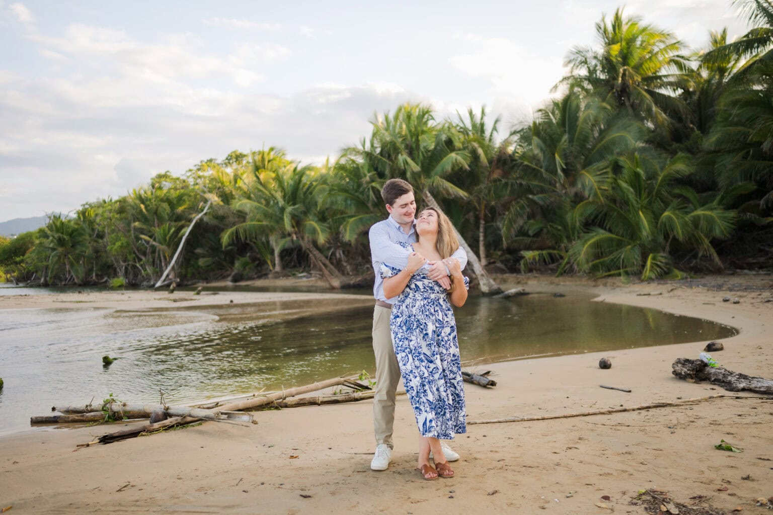 Engagement session photography in Playa Fortuna Beach, Luquillo Puerto Rico