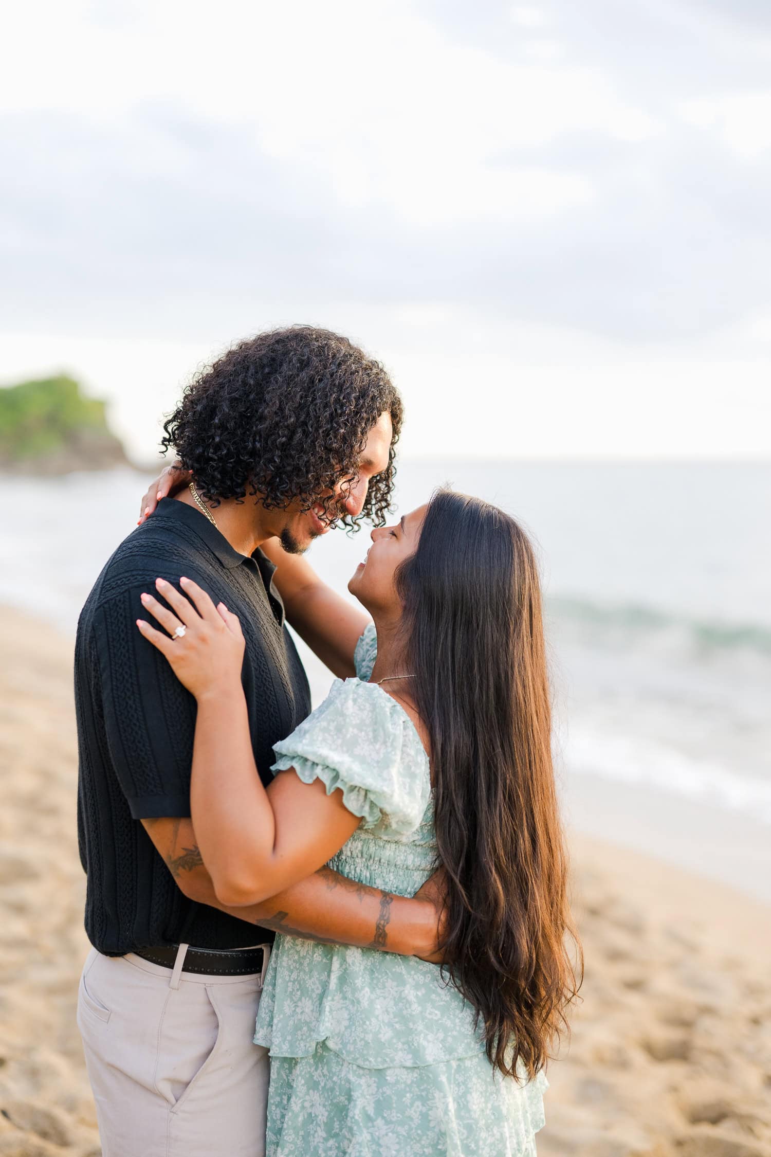 beach wedding proposal photography in aguadilla and rincon puerto rico