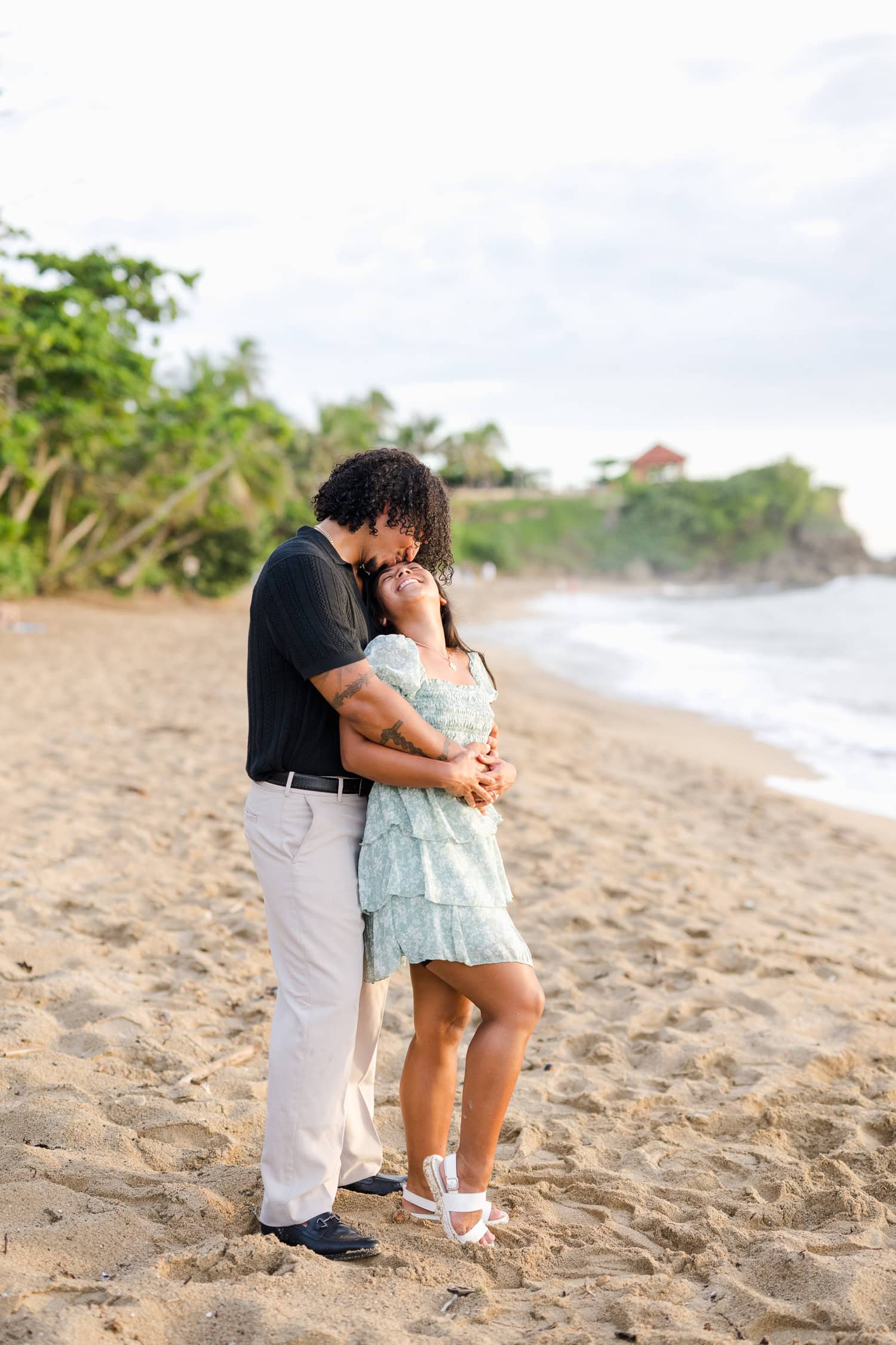 beach wedding proposal photography in aguadilla and rincon puerto rico